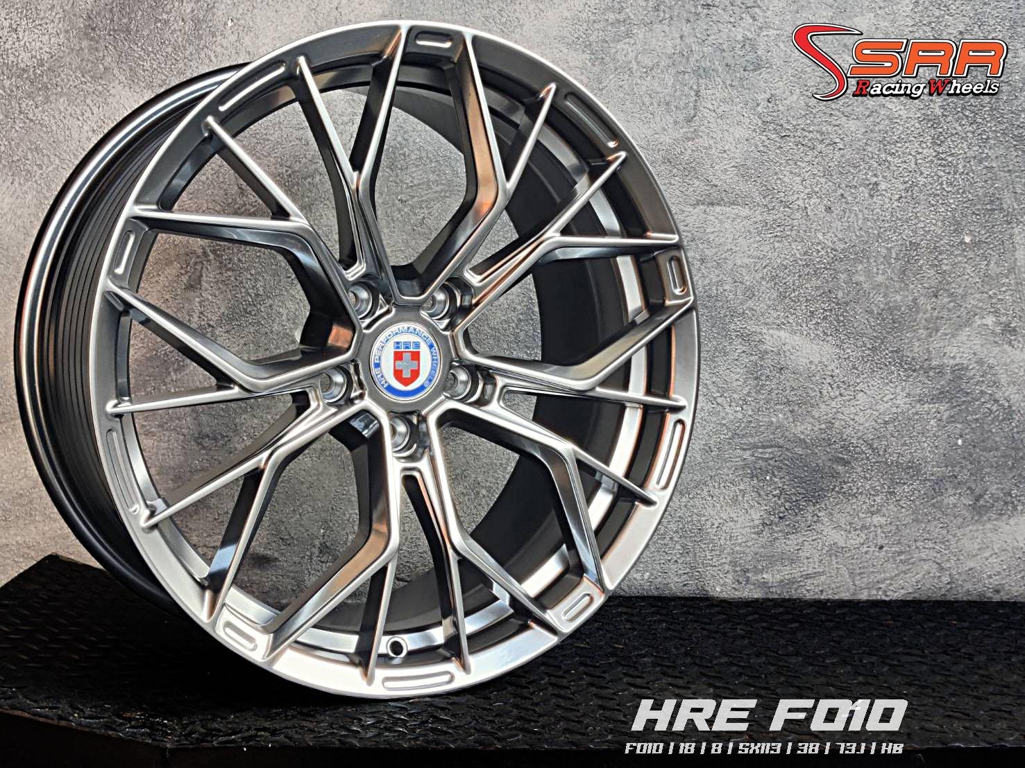 HRE : F010 18X8 5X113 38 HB (ไฮเปอร์แบล็ก)