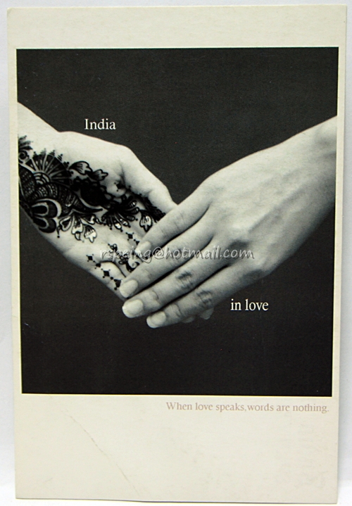 โปสการ์ด India inlove SINGIN'XIII