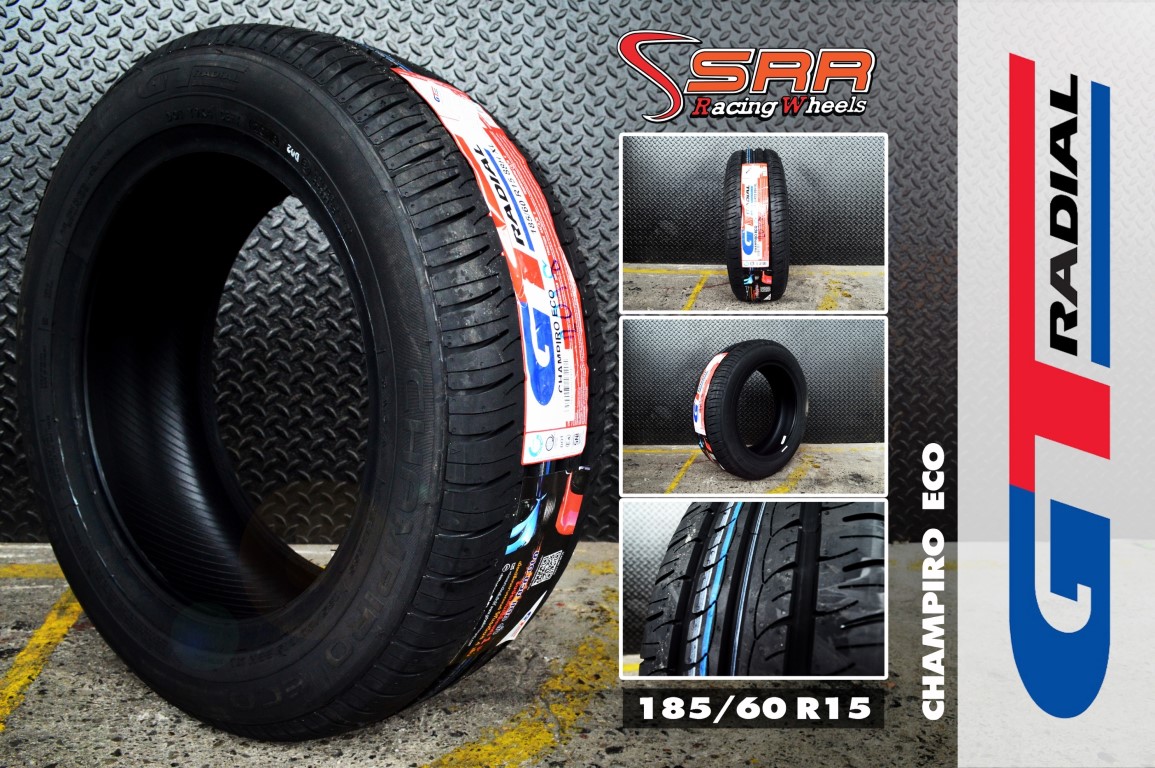 GT Radial Champiro ECO 185/60-15 ซื้อ2แถม2