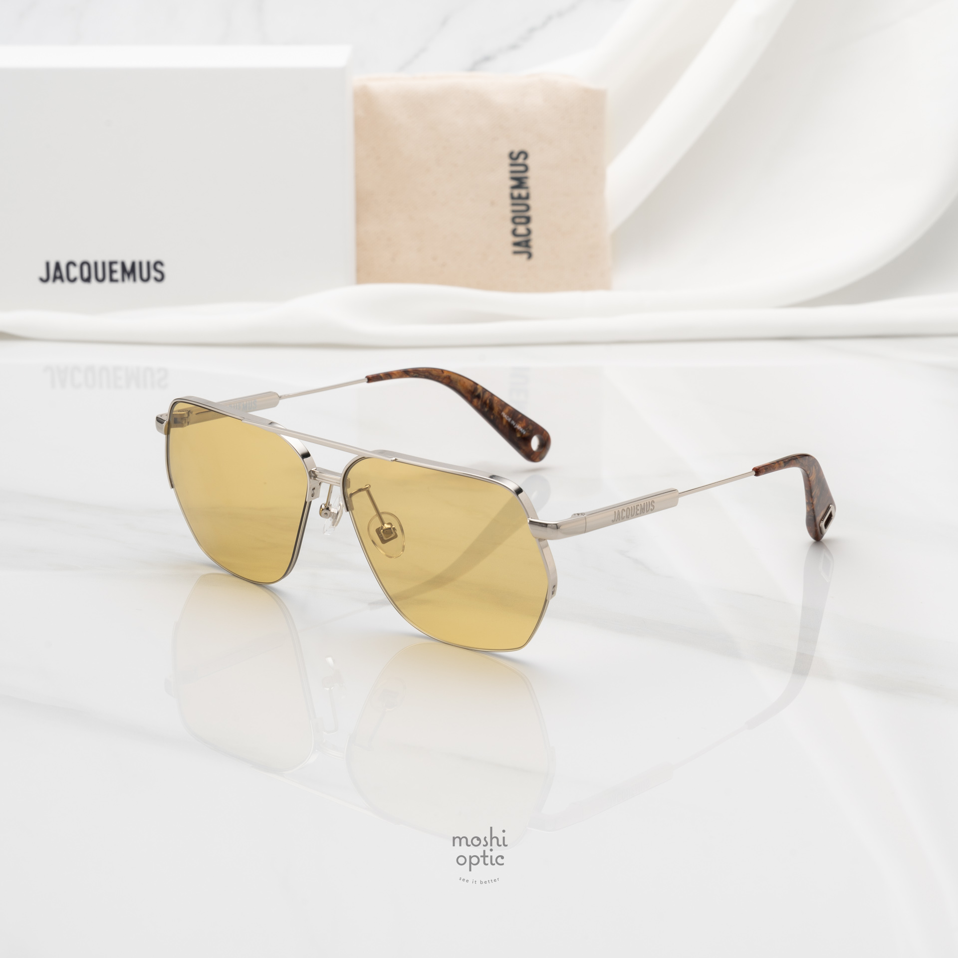 แว่นกันแดด JACQUEMUS AVIADOR JAC67 C3
