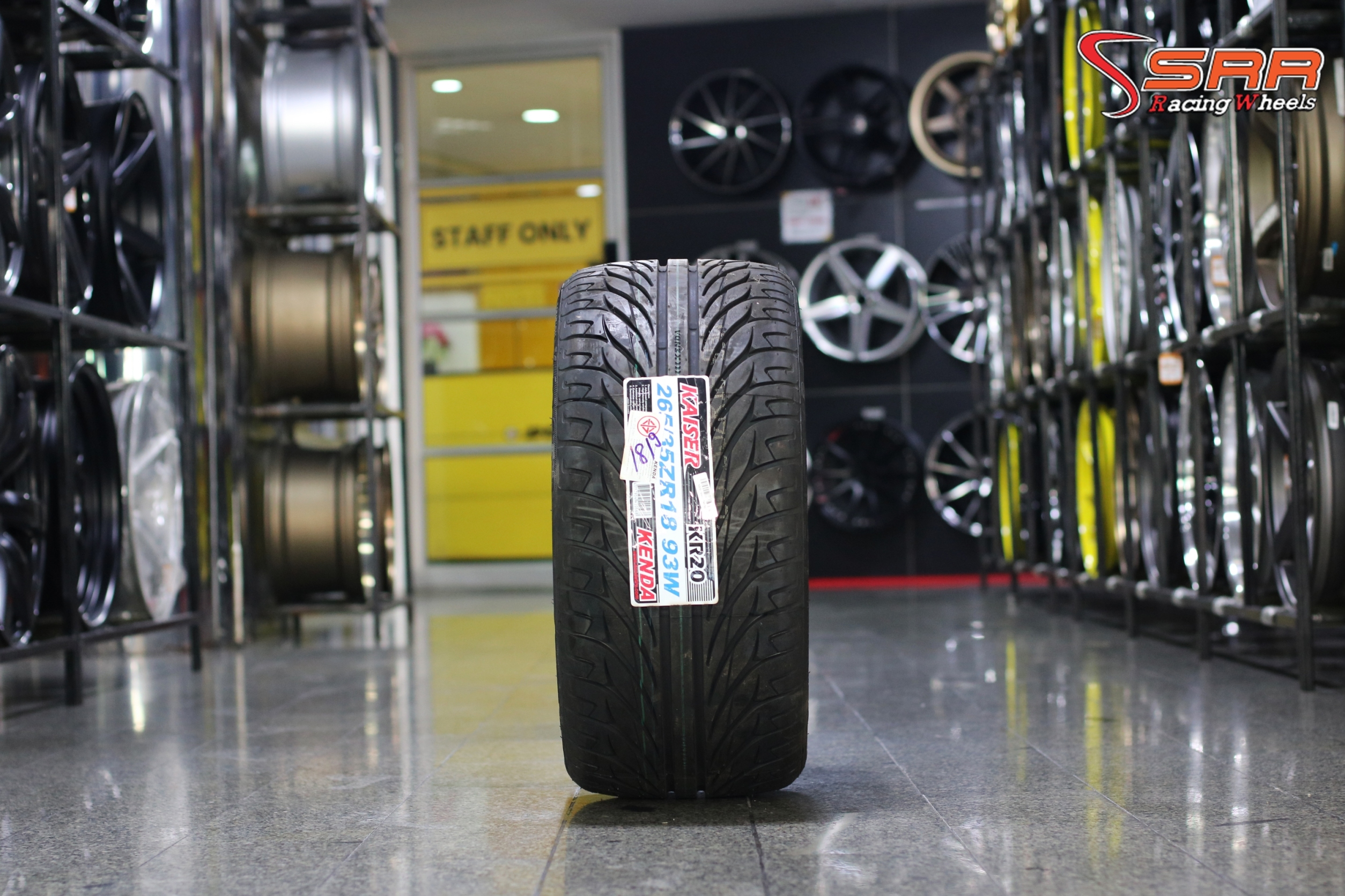 ล้อTE37 พร้อมยาง Kenda