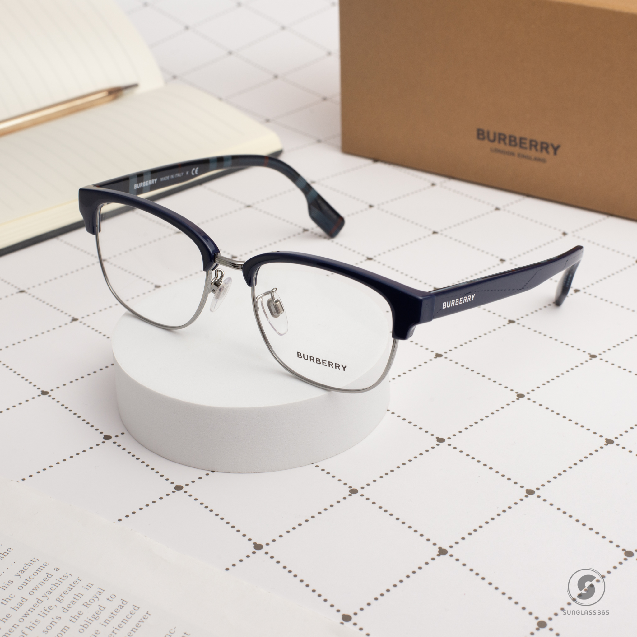 BURBERRY BE2351D 3958 Blue