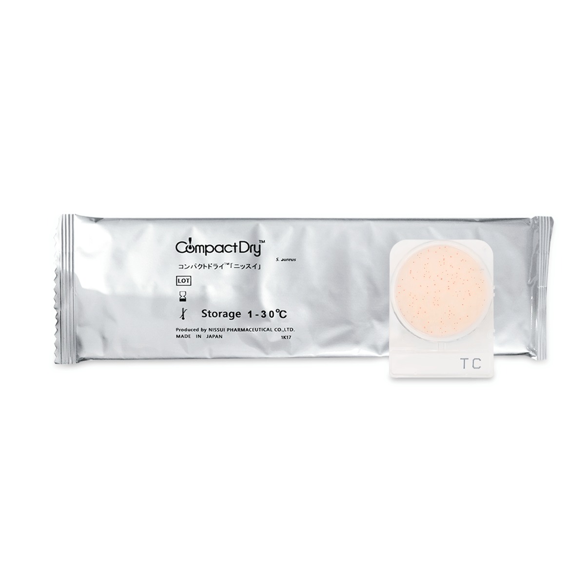 ชุดทดสอบปริมาณแบคทีเรียทั้งหมดในอาหาร (Compact Dry TC)