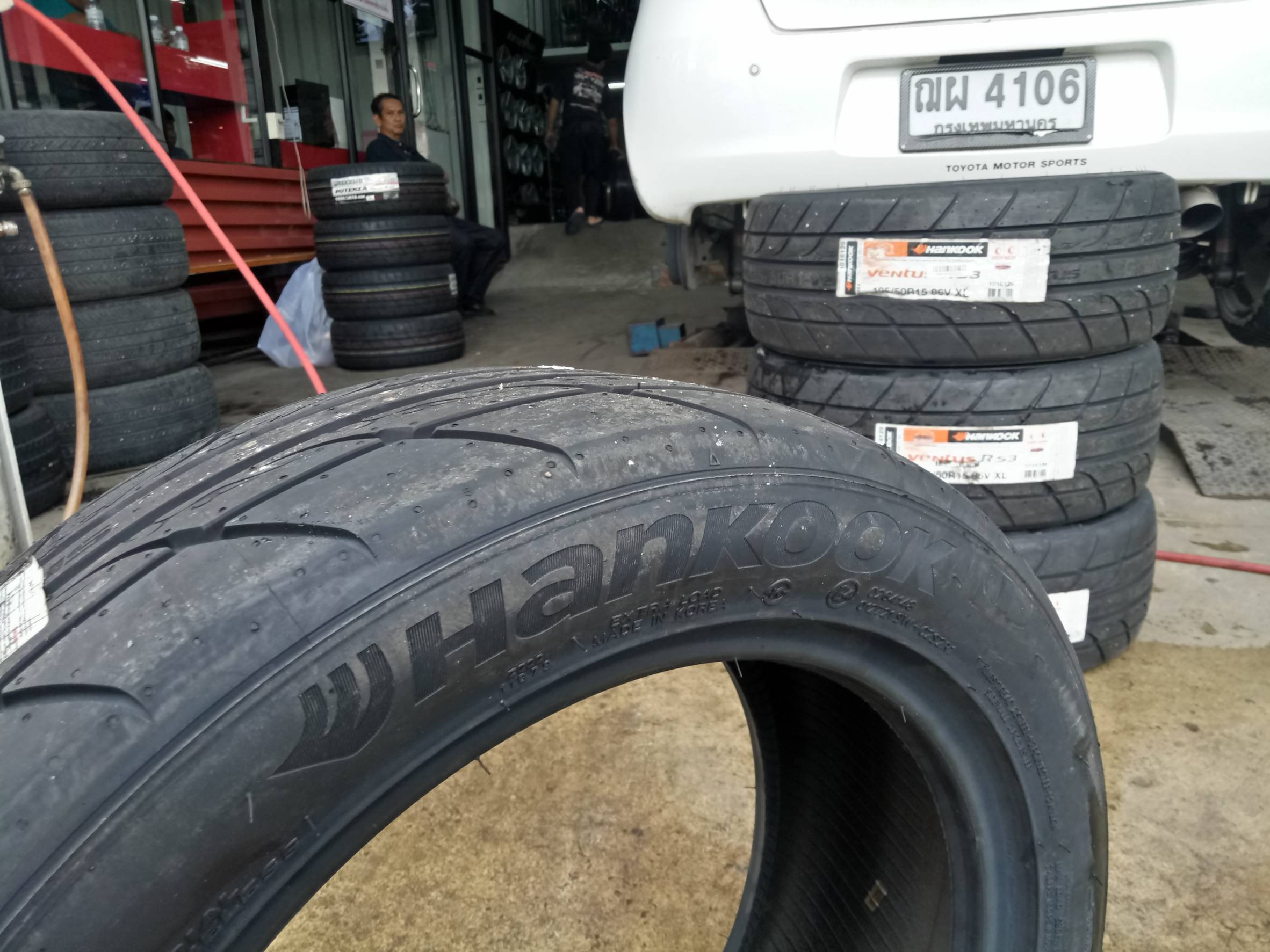 ยางใหม่ HANKOOK RS3 195/50-15 เส้น 2500 บาท ปกติ 3400 บาท