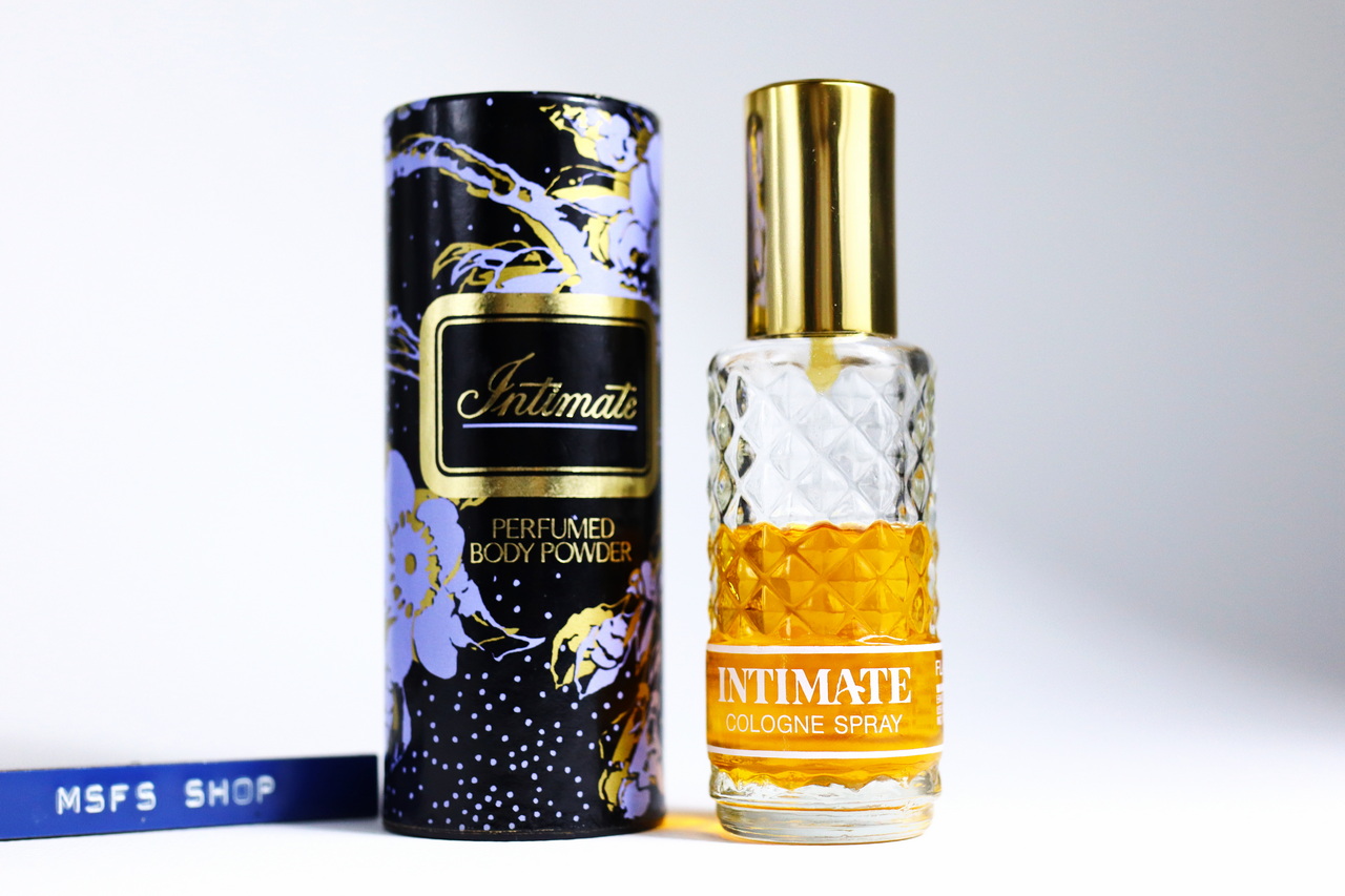 [Vintage] REVLON Intimate Cologne Spray .8 Oz Spray + Perfumed Body Powder - น้ำหอม Vintage