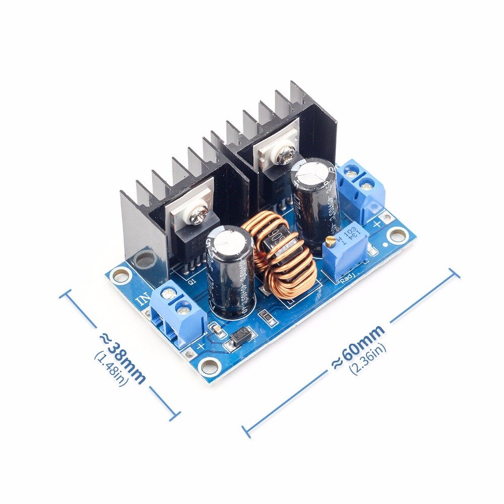 XL4016E1 DC-DC voltage regulator buck module Step-down DC4-40v to DC1.25-36v 8A 200w adjustable