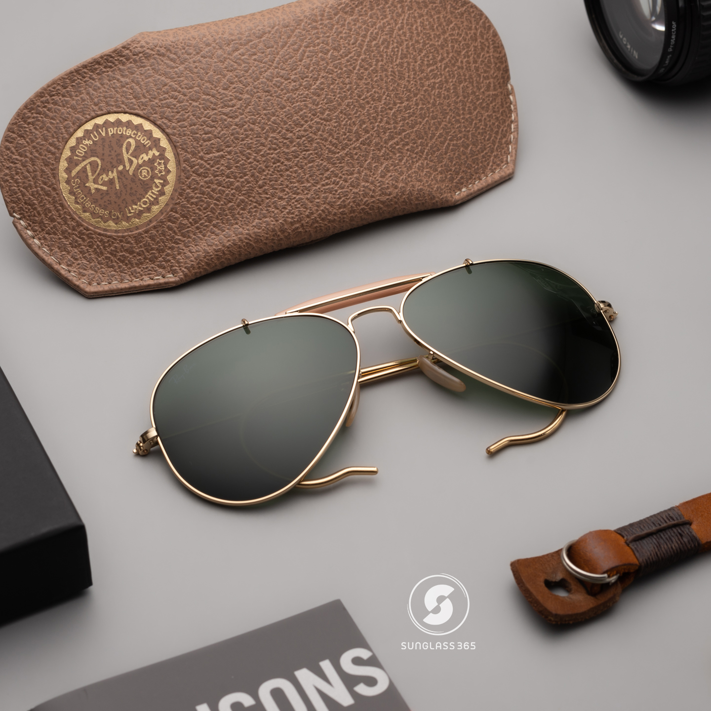 Ray Ban Outdoorsman II RB3030 W3402 Gold G-15