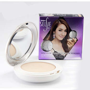 Mistine Selfie 45˚ Super Filter Powder SPF 25 PA++ / แป้งพัฟ มิสทีน เซลฟี่ 45 องศา ซุปเปอร์ ฟิลเตอร์ พาวเดอร์ เอสพีเอฟ 25 พีเอ++