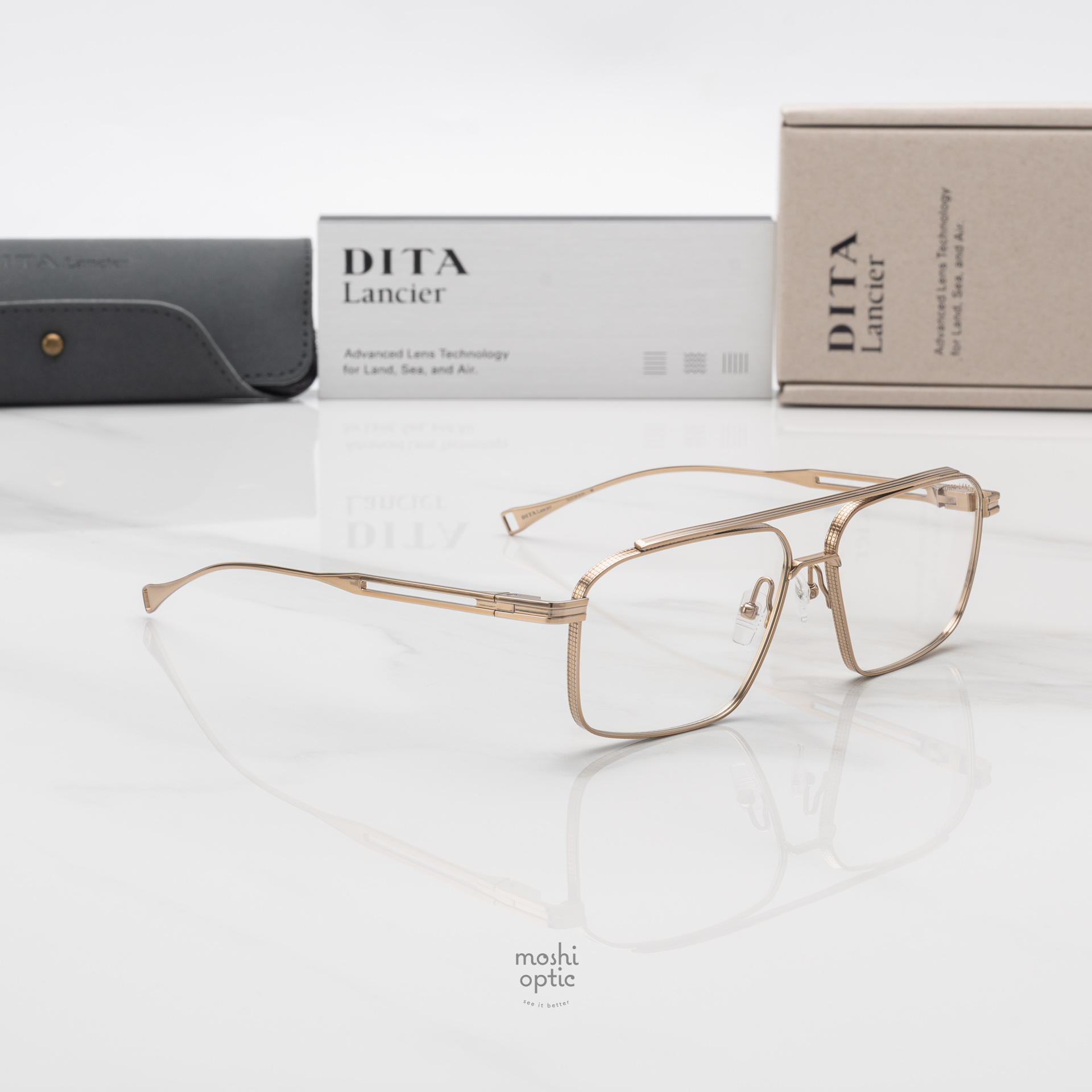 แว่นสายตา DITA LANCIER DLX134 A 01 with Blue Control Lens