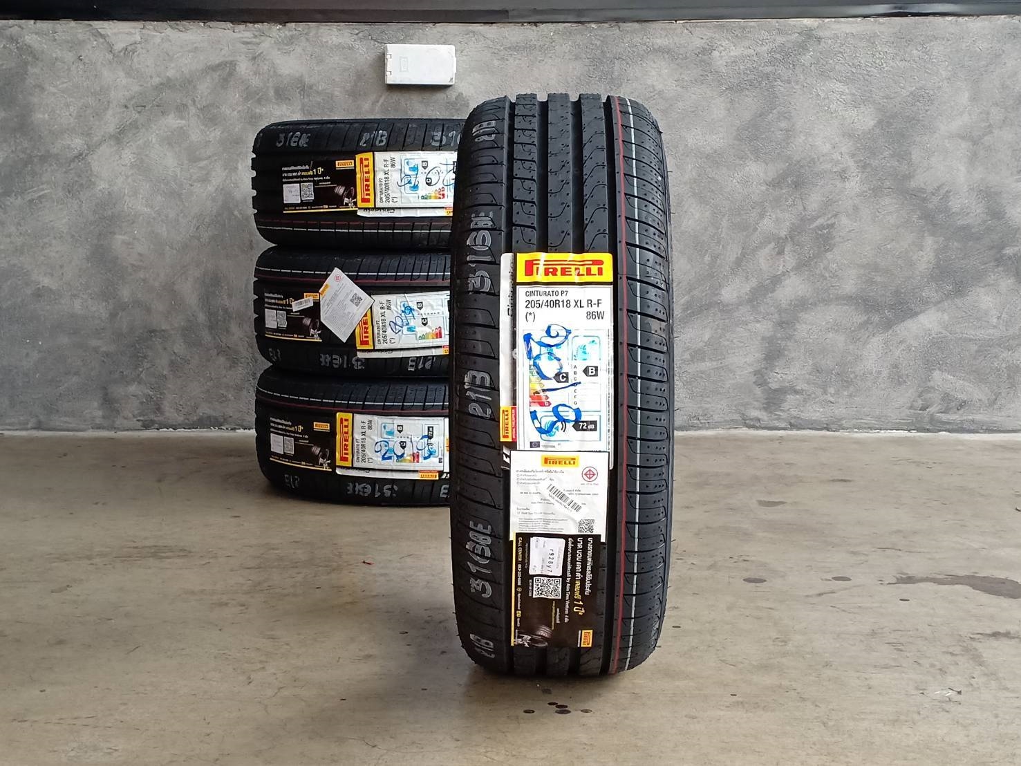 PIRELLI P7 R-F 205/40-18 ปี19 ราคาพิเศษ