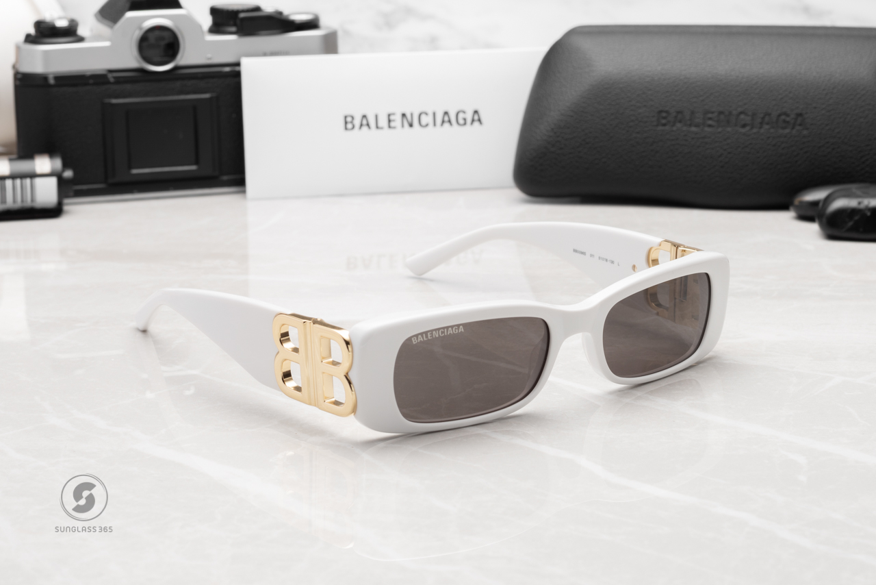 แว่นกันแดด Balenciaga Dynasty Rectangle BB0096S 011