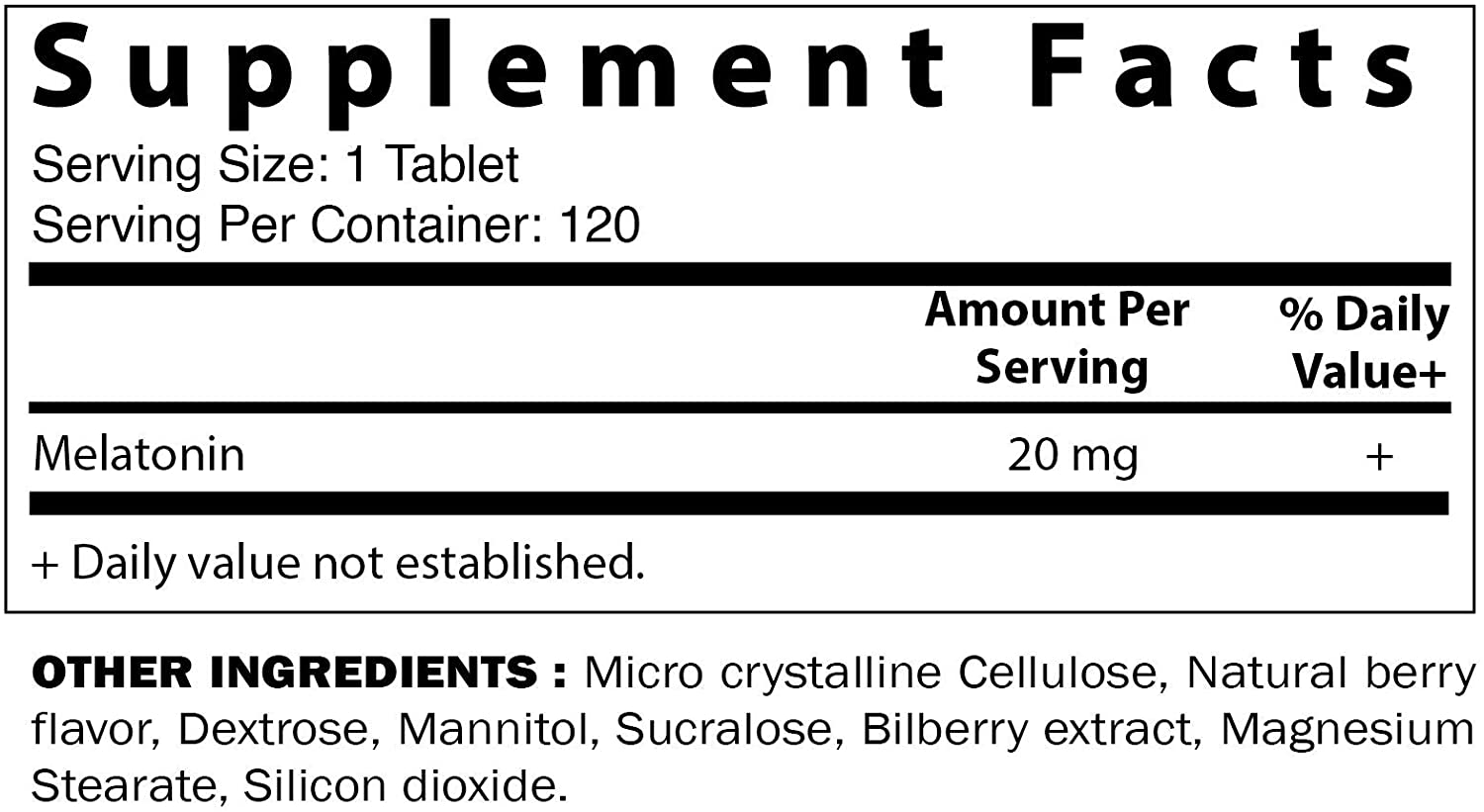 (พร้อมส่งในไทย 1-3 วัน) เมลาโทนิน 20 มก ช่วยเรื่องการนอนหลับ Vitamatic Melatonin 20mg