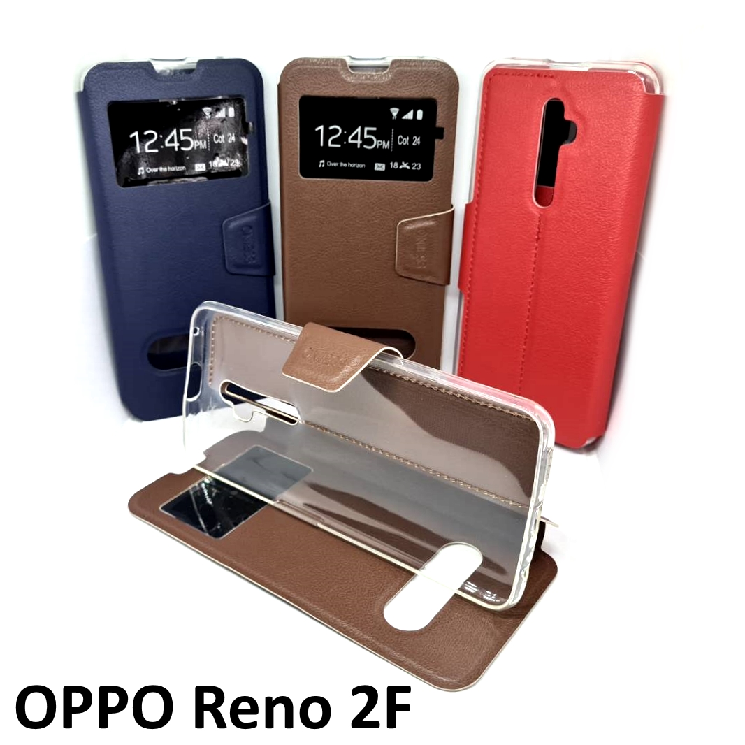 เคสพับ OPPO Reno 2F - เคสฝาพับ โชว์เบอร์ ตั้งได้