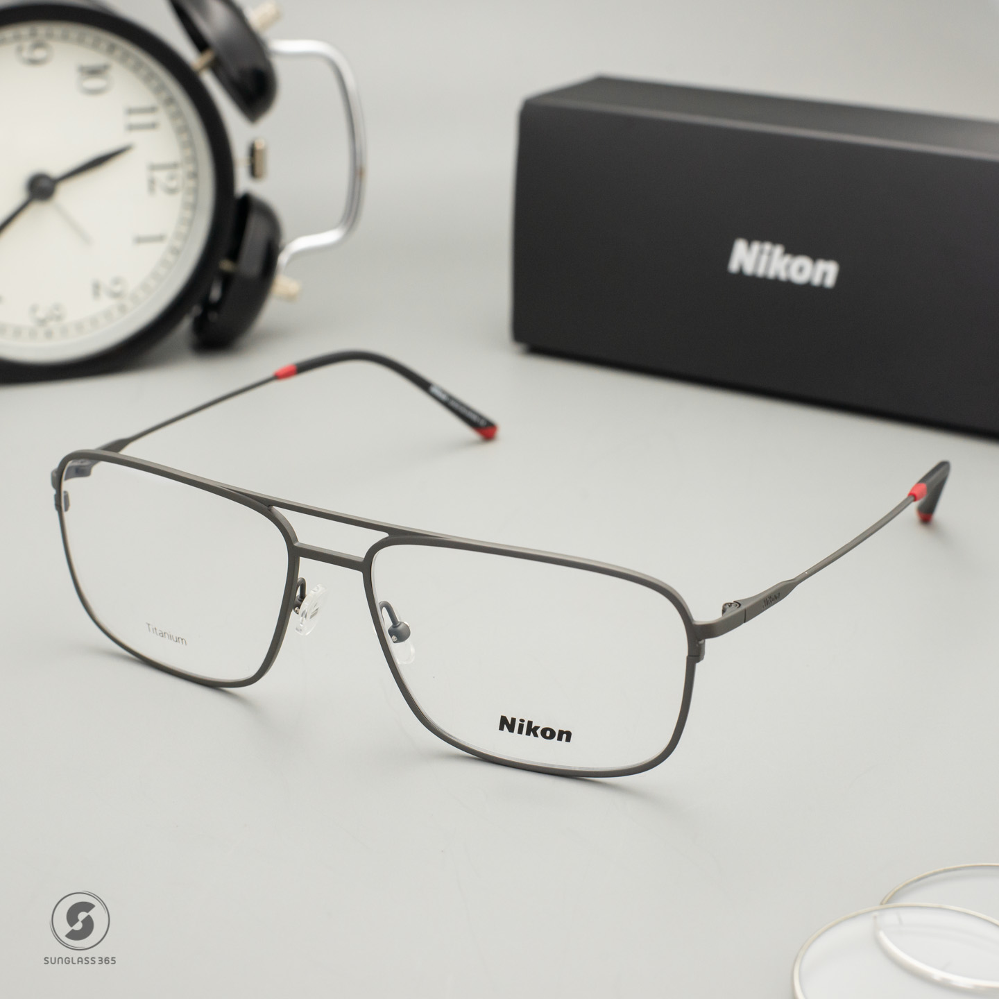 NIKON Frame NC1021 Red Color Touch Series Matte Black