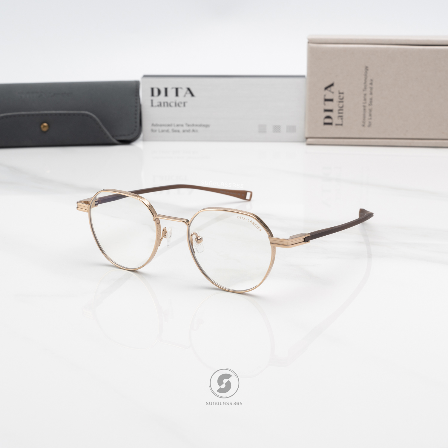 แว่นสายตา DITA LANCIER DLX420 A 01 with Blue Control Lens