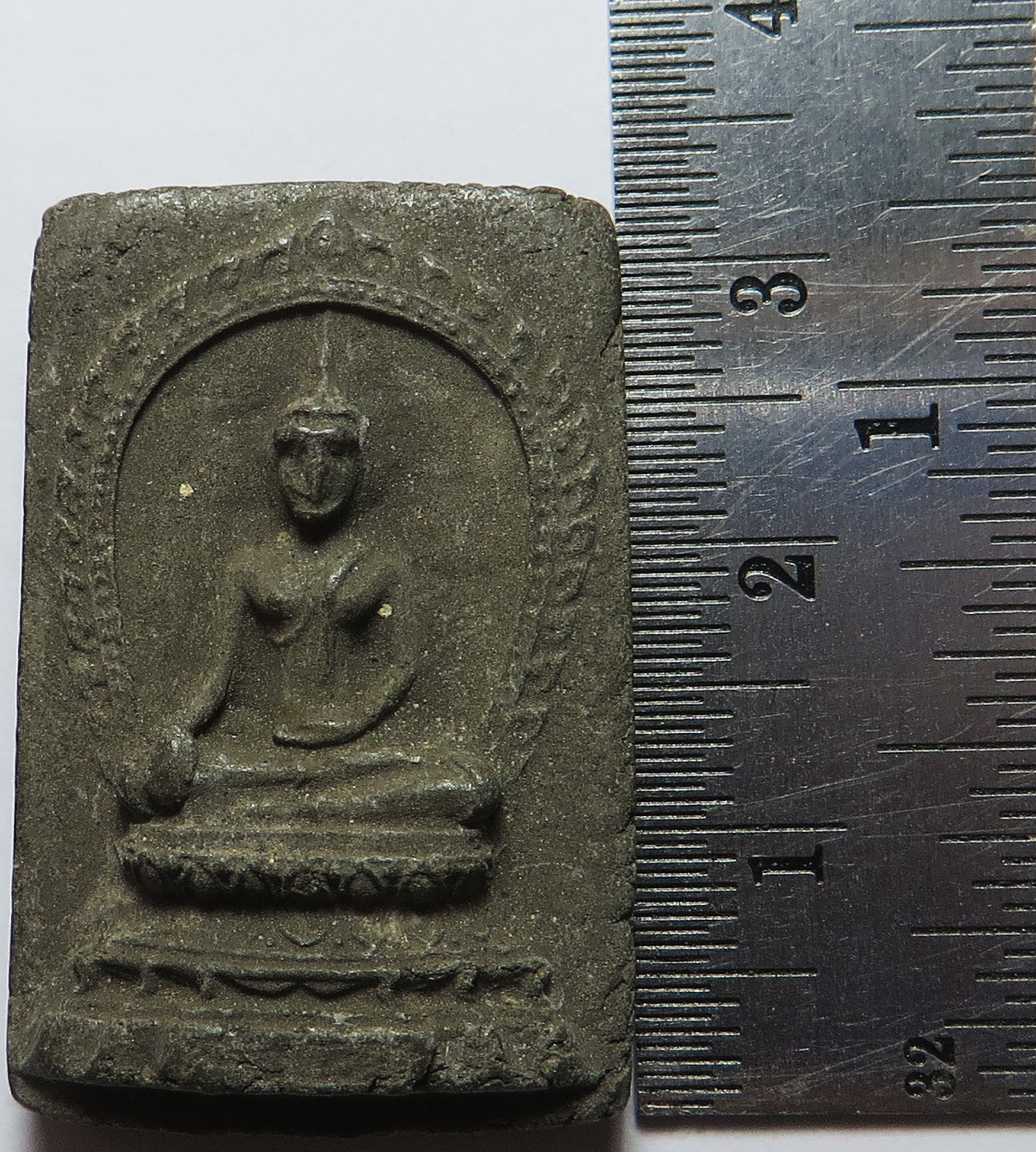 3016 (1) พระสมเด็จ วัดนินสุขาราม จังหวัดกรุงเทพ รุ่นเสาร์ ๕ ปี พ.ศ.2523 เนื้อผงใบลาน (รับประกันพระแท้ + ส่งฟรี ทั่วประเทศ)