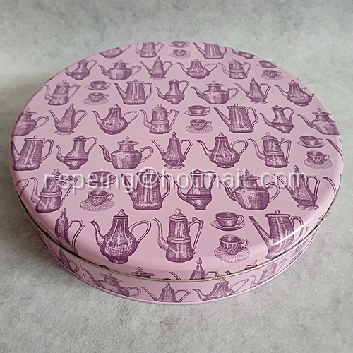 กล่องขนมคุ้กกี้ S&P Assorted Danish Cookies ลายชุดน้ำชา