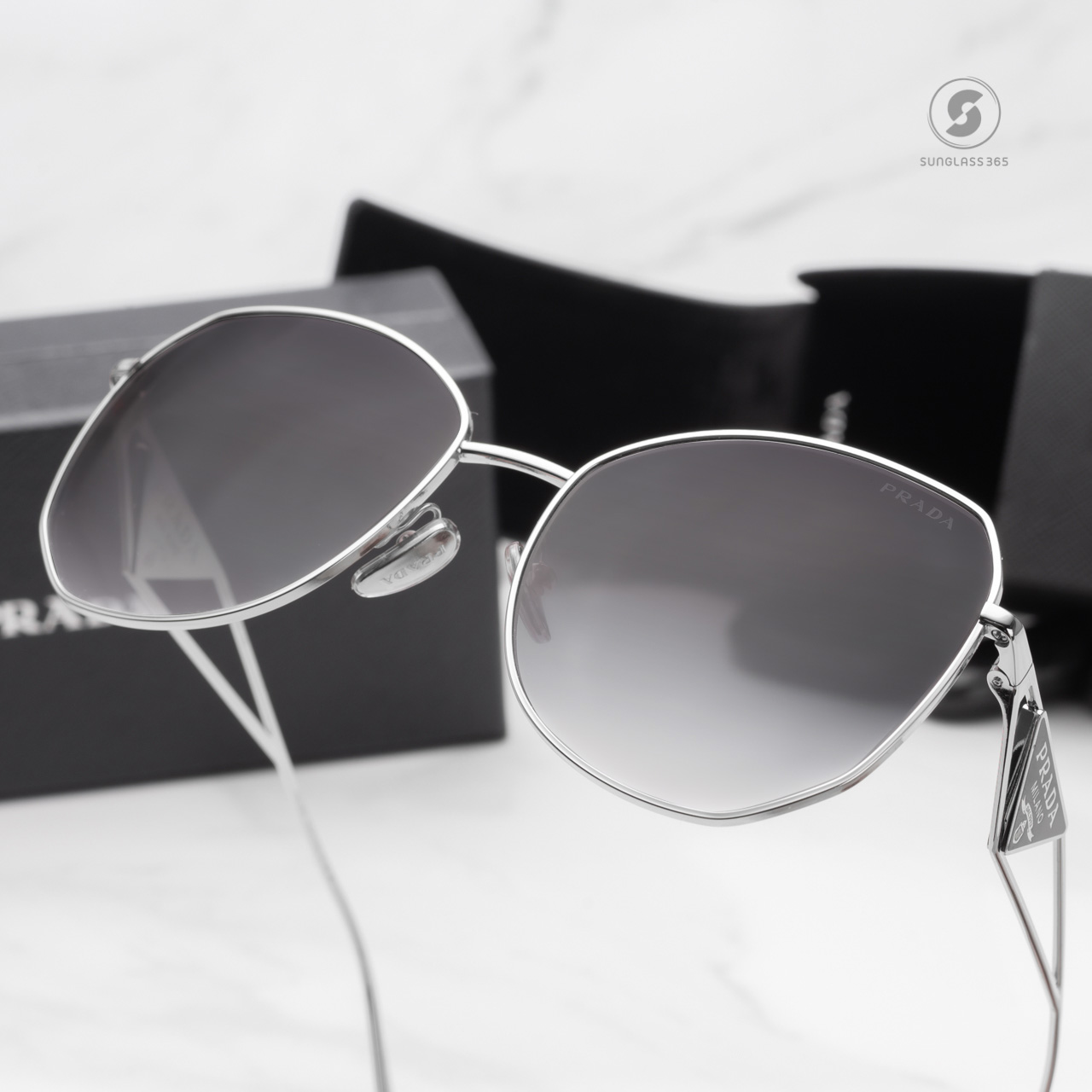 PRADA PR57YS 1BC5D1 Silver