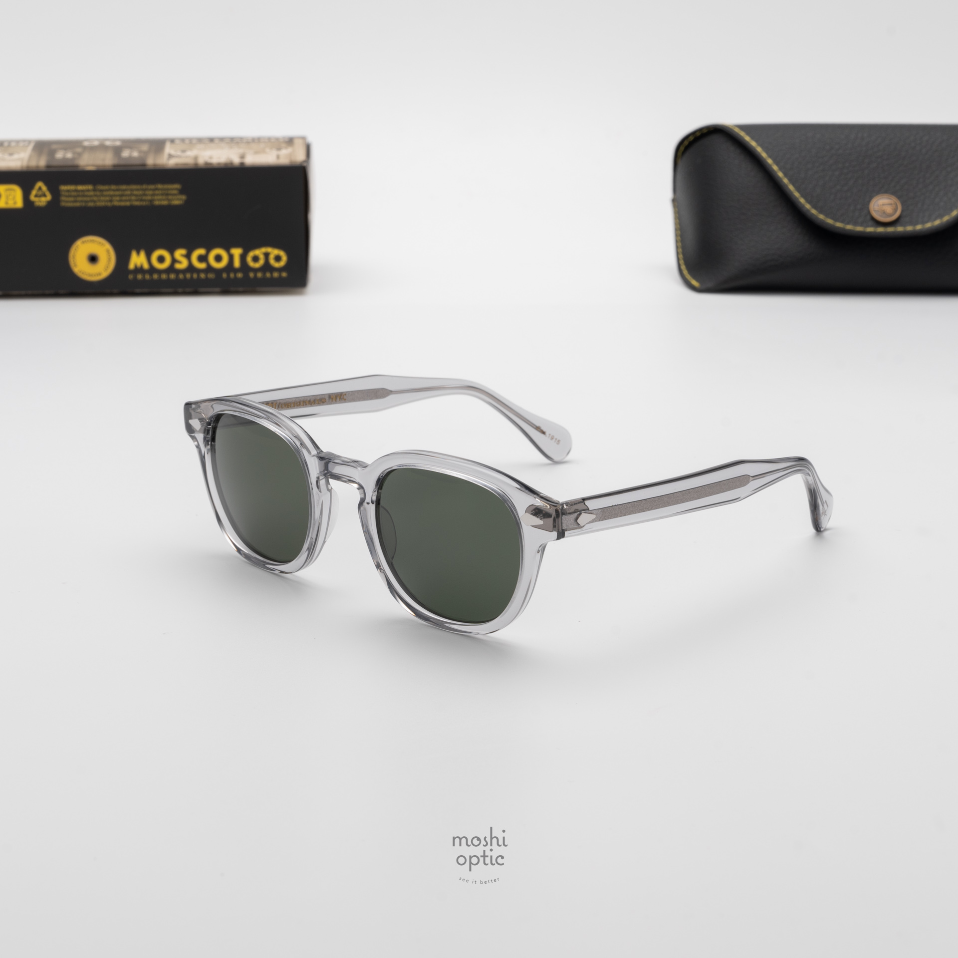 แว่นกันแดด Moscot Sun Lemtosh Light Grey G-15