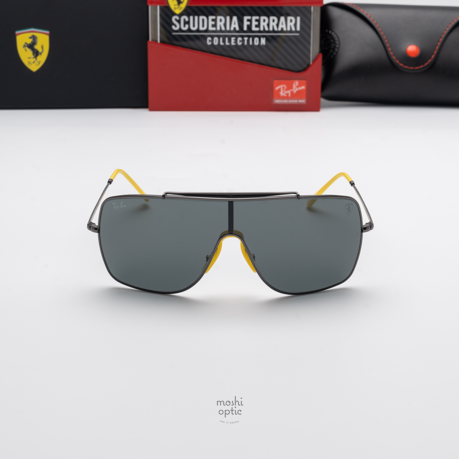 RayBan RB3697M Wings II Ferrari Collection F03087 Gunemtal