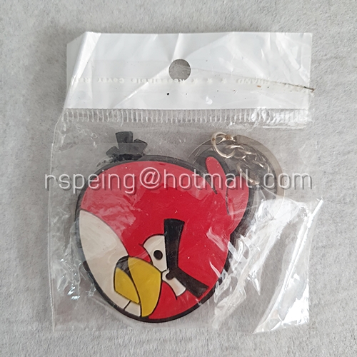 พวงกุญแจยางหยอด Angry Birds : Red