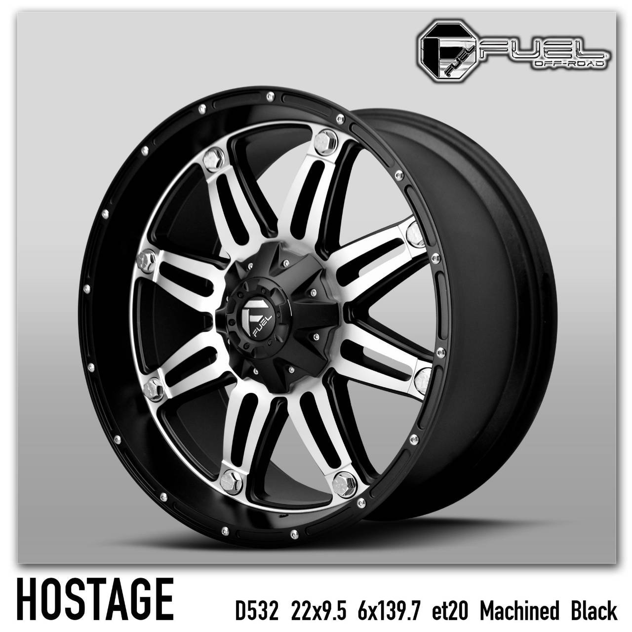 ล้อแท้ FUEL HOSTAGE ขอบ22 ราคาพิเศษ