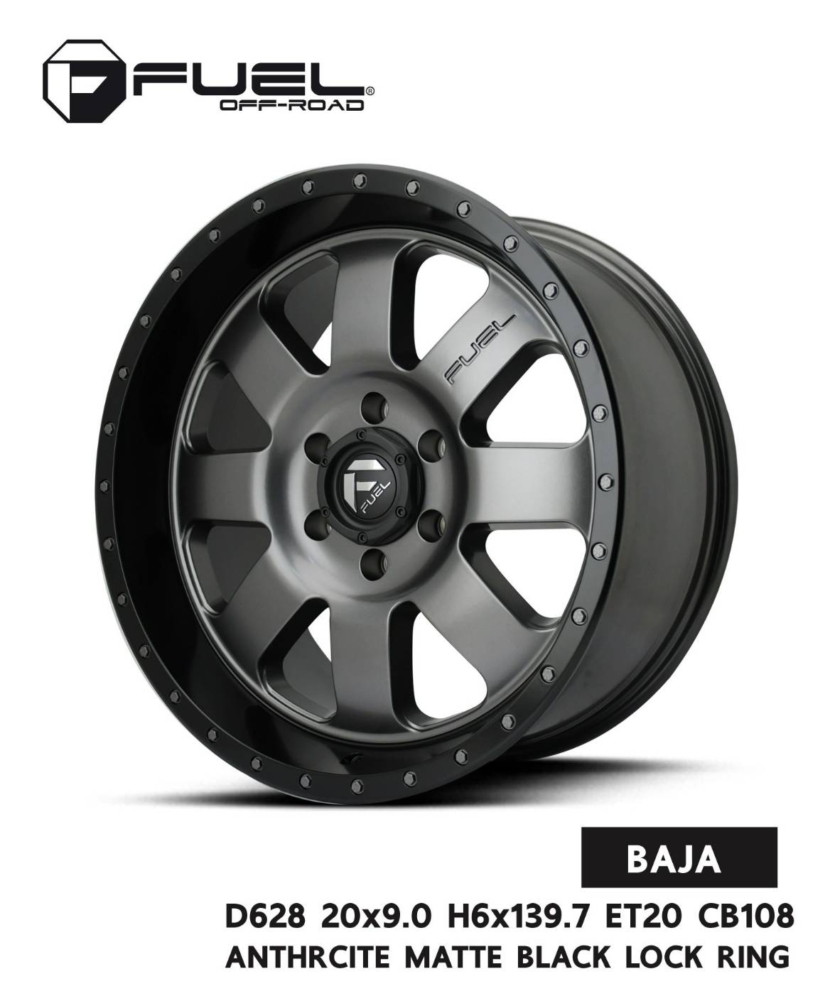 ล้อแท้ #FUEL #BAJA ขอบ20 ลดราคาพิเศษ