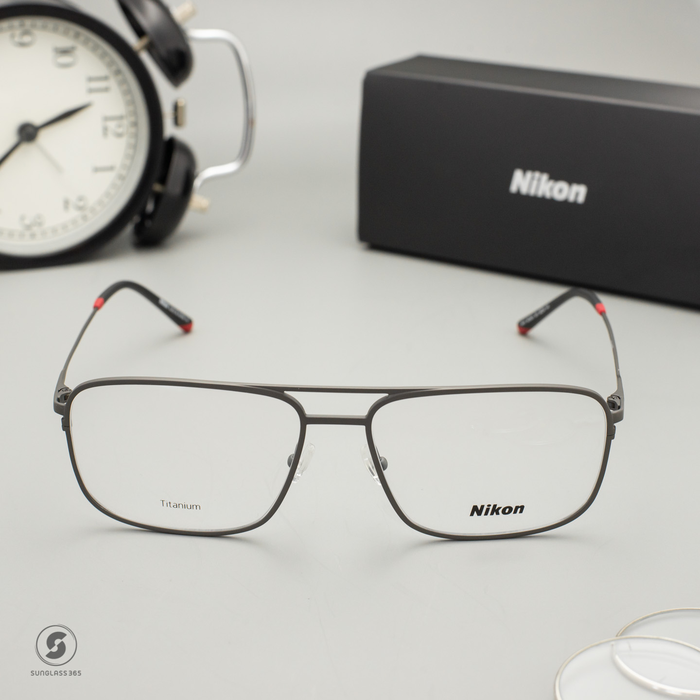 NIKON Frame NC1021 Red Color Touch Series Matte Black