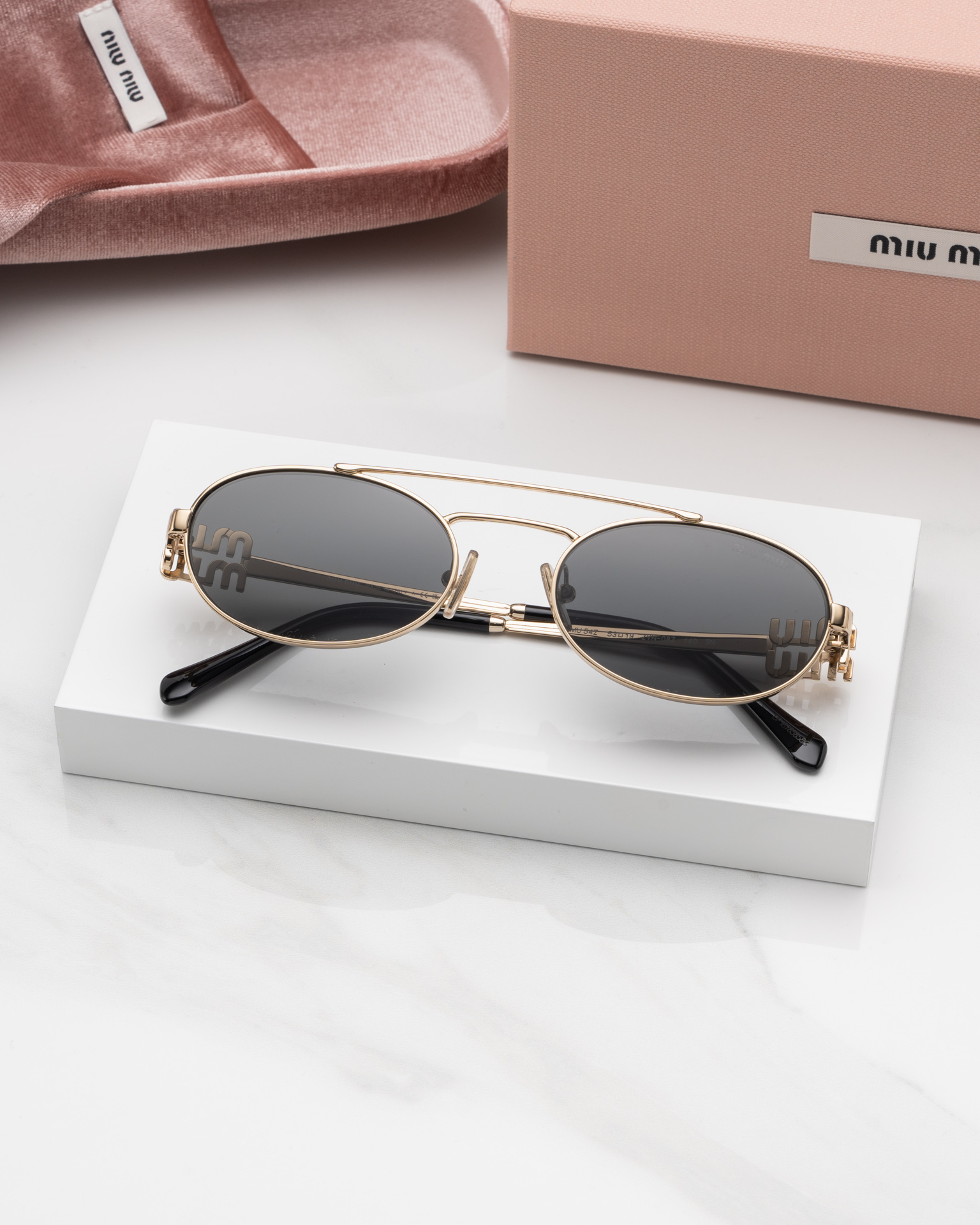 แว่นกันแดด Miu Miu MU54ZS ZVN08Z