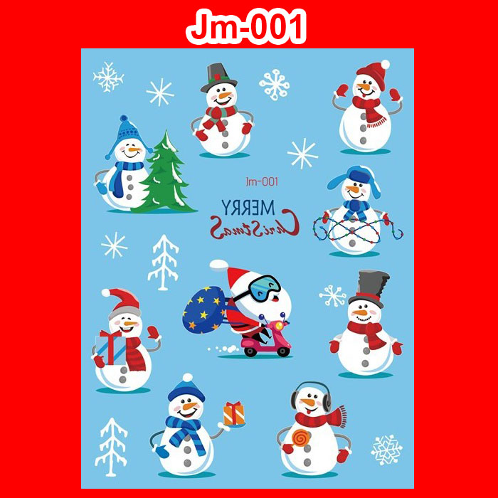 Tattoo Christmas สติ๊กทูคริสต์มาส แทททู #B