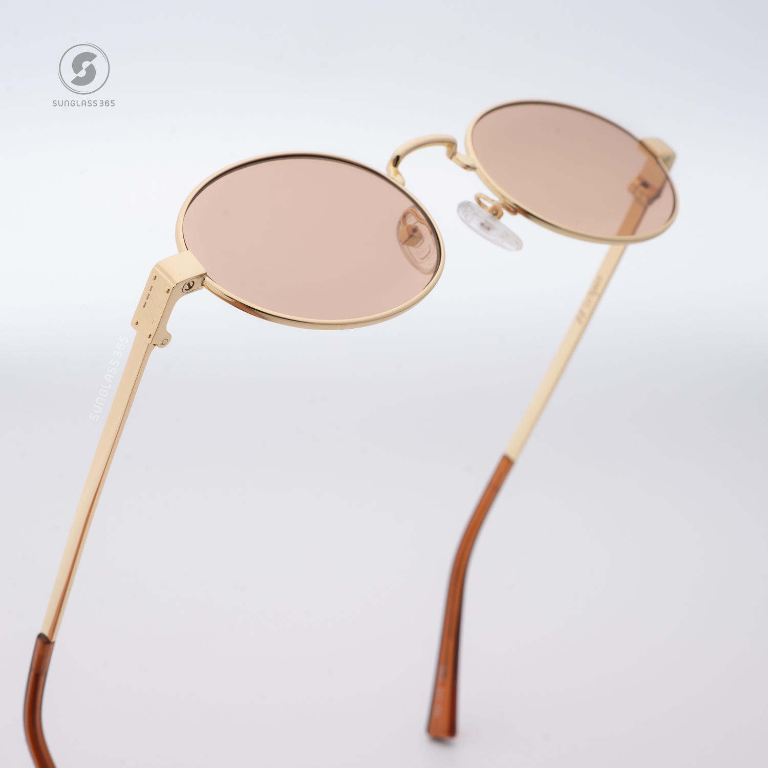 แว่นกันแดด Le Specs LSP2452453 POSEIDON DEUX Gold - Tan Tint