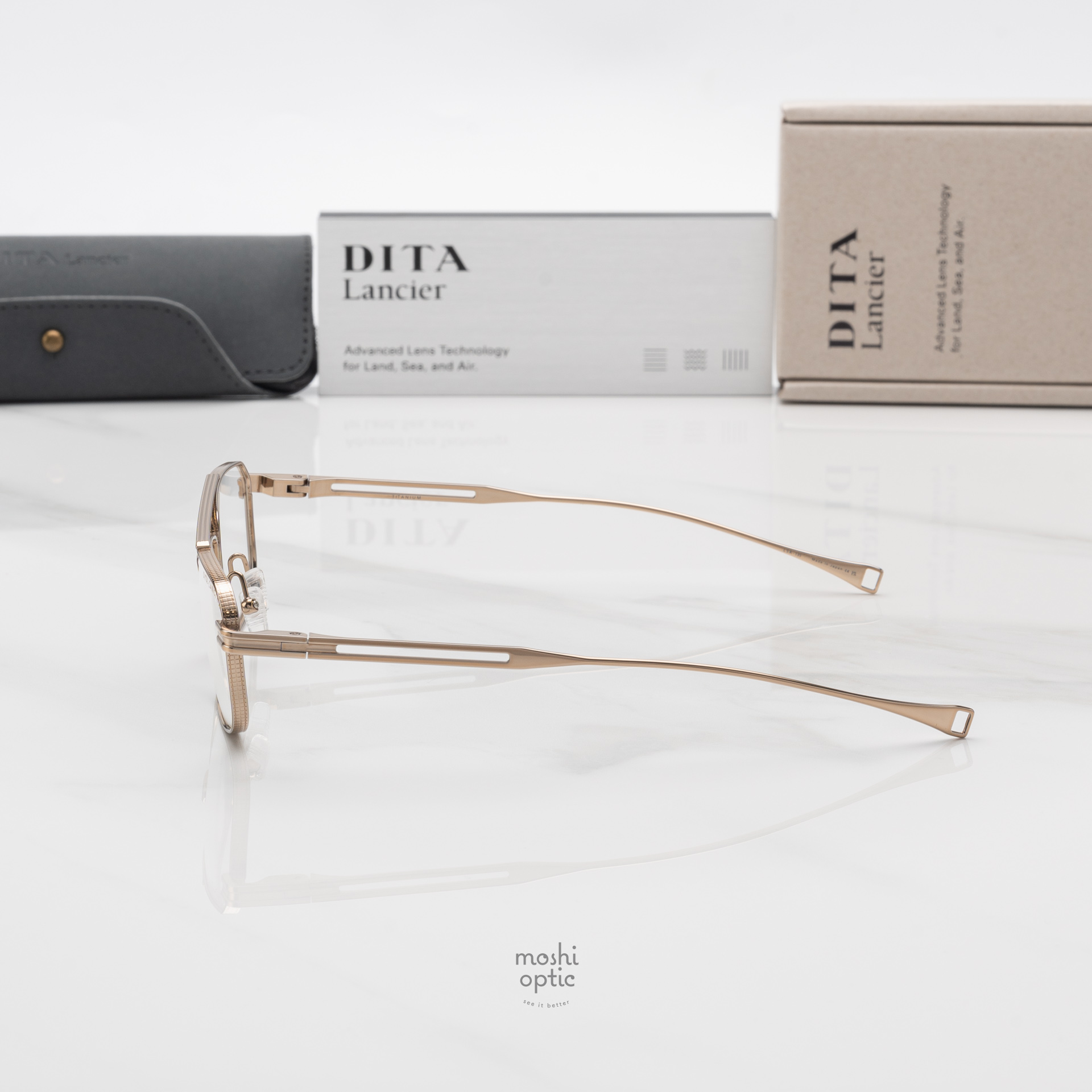 แว่นสายตา DITA LANCIER DLX135 A 01 with Blue Control Lens