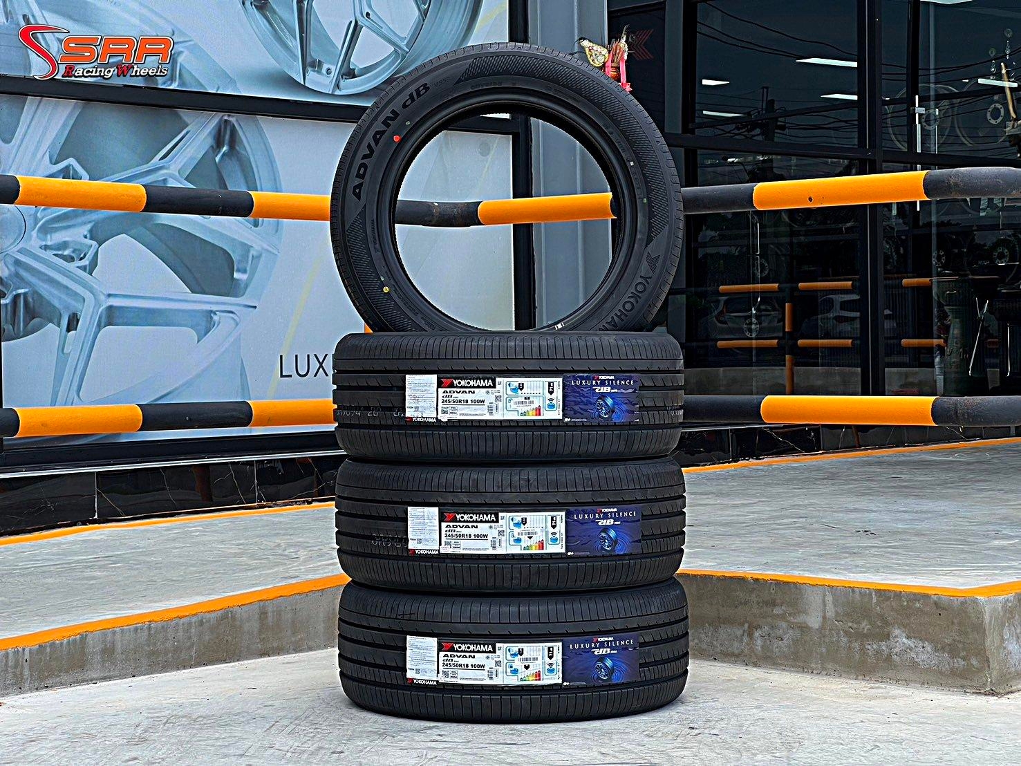 YOKOHAMA ADVAN DB V553 ขนาด 245/50R18 ปี2024