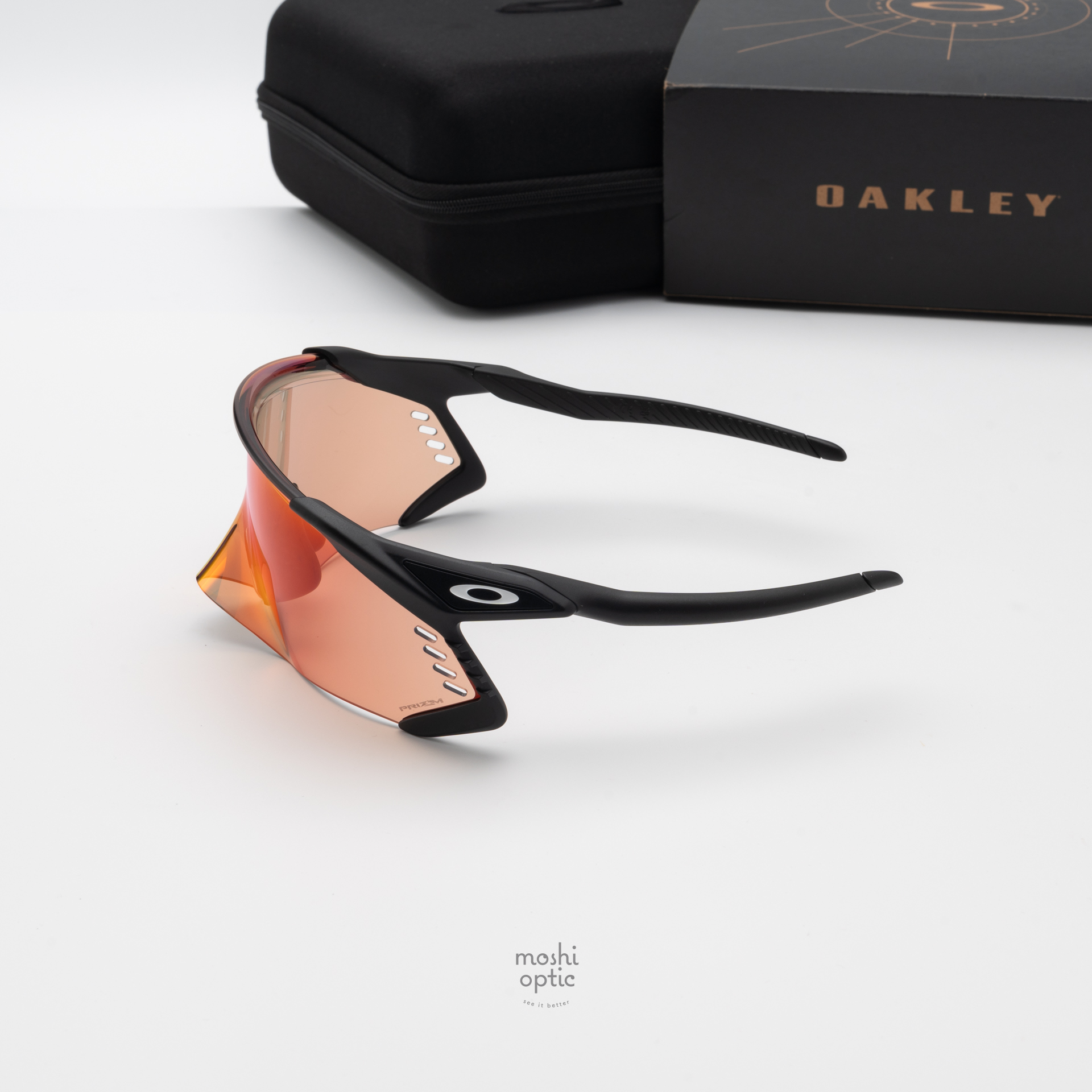 OAKLEY VELO KATO OO9501-06 Matte Black Prizm Trail Torch