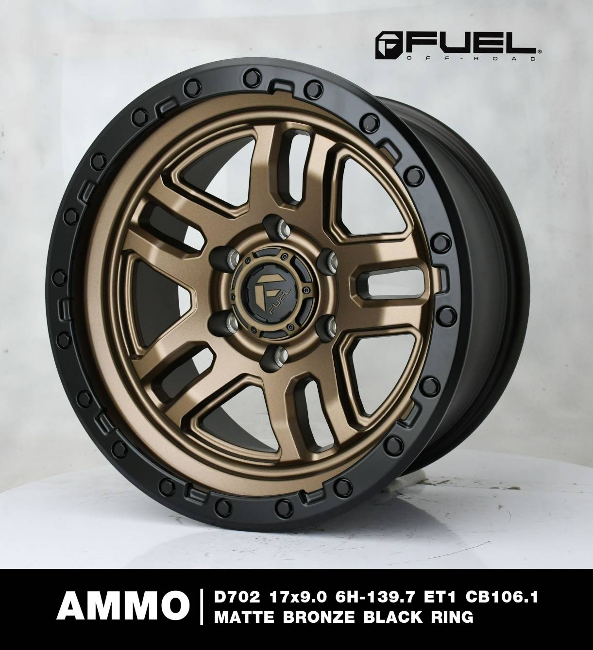 ล้อแท้ FUEL KMC ขอบ17 ราคาเริ่มต้นวงละ 7000-12000 บาท