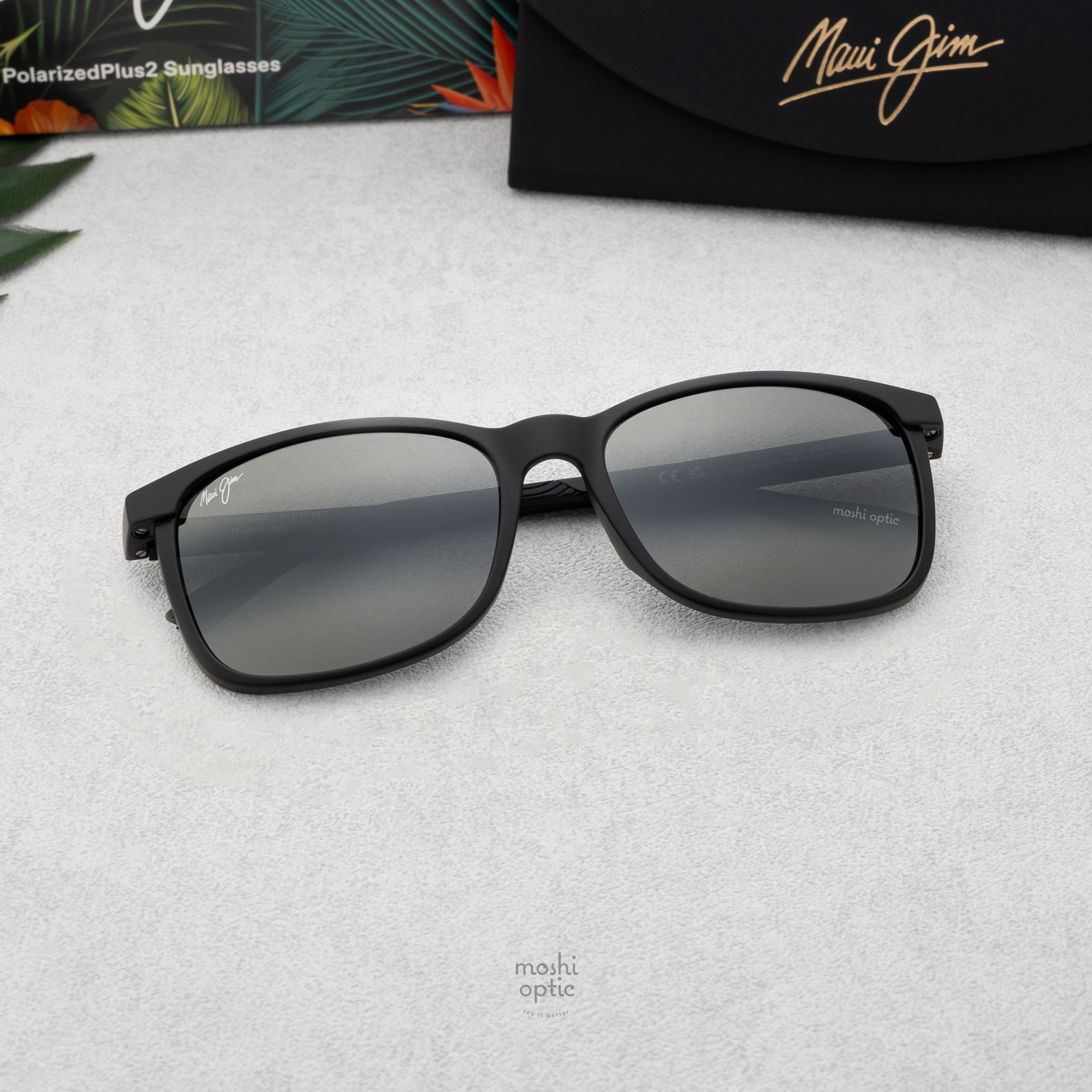 แว่นกันแดด Maui Hulili MJ 672 02 Neutral Grey Maui Pure