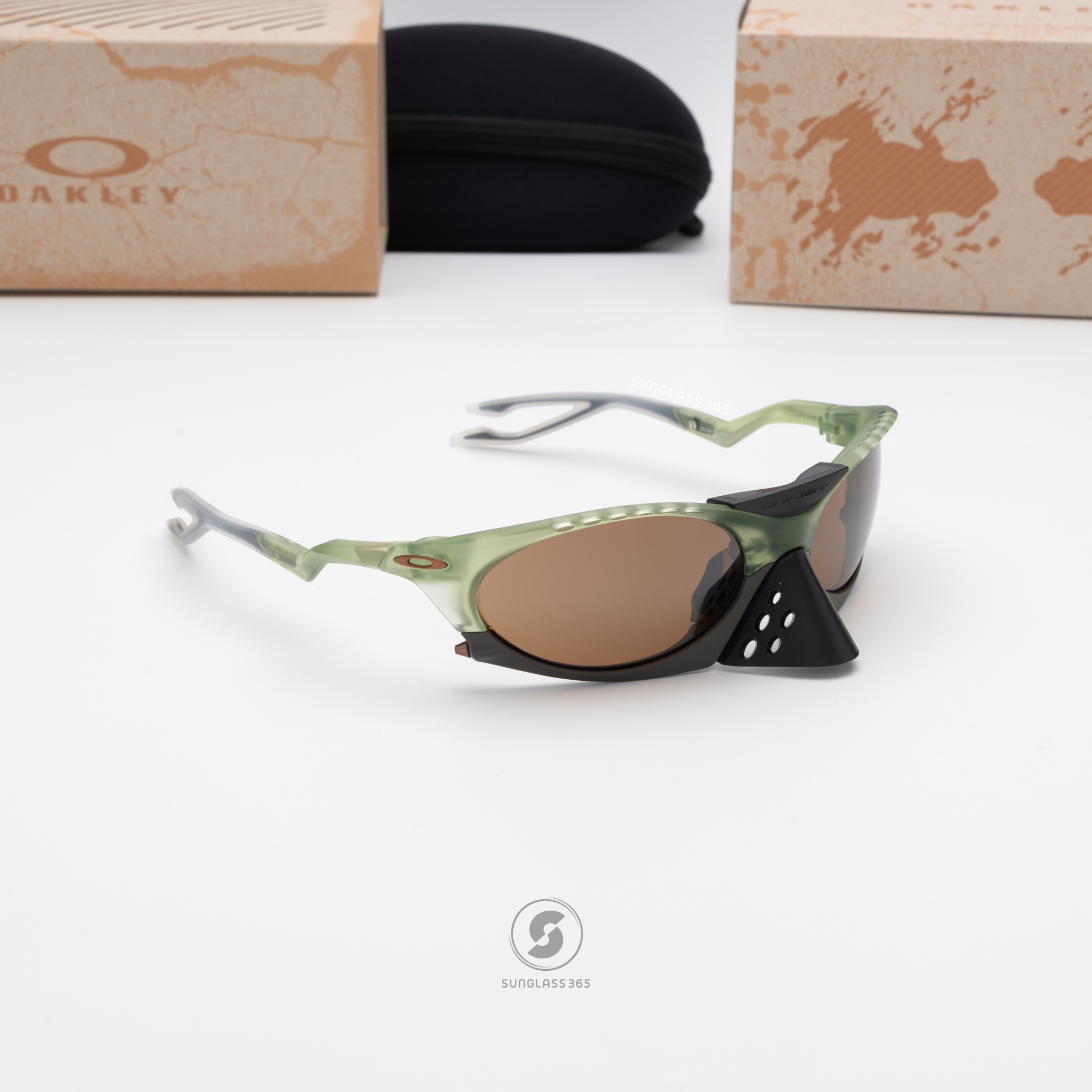 OAKLEY Plantaris OO9437-03 Matte Transparent Fern Prizm Tungsten
