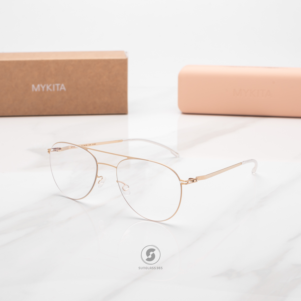 แว่นสายตา MYKITA NIKEN 291 Champagne Gold