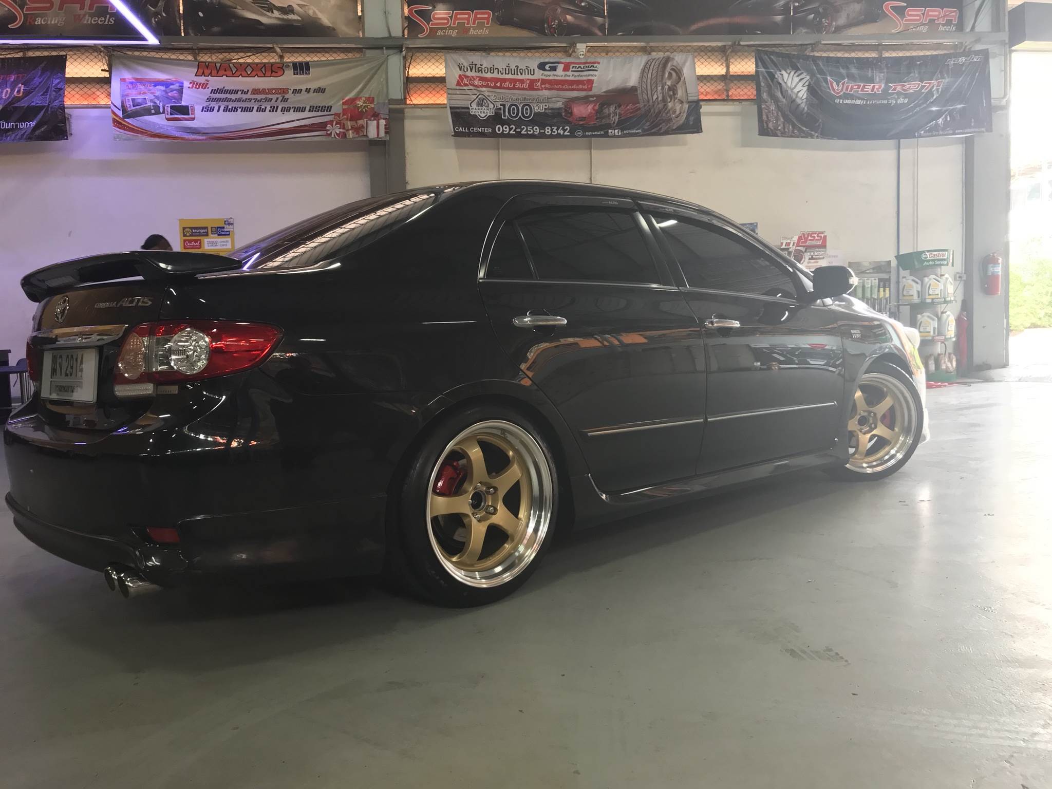 ล้อใหม่ W WORK S1 ชอบ18 5รู100 ใส่ ALLTIS