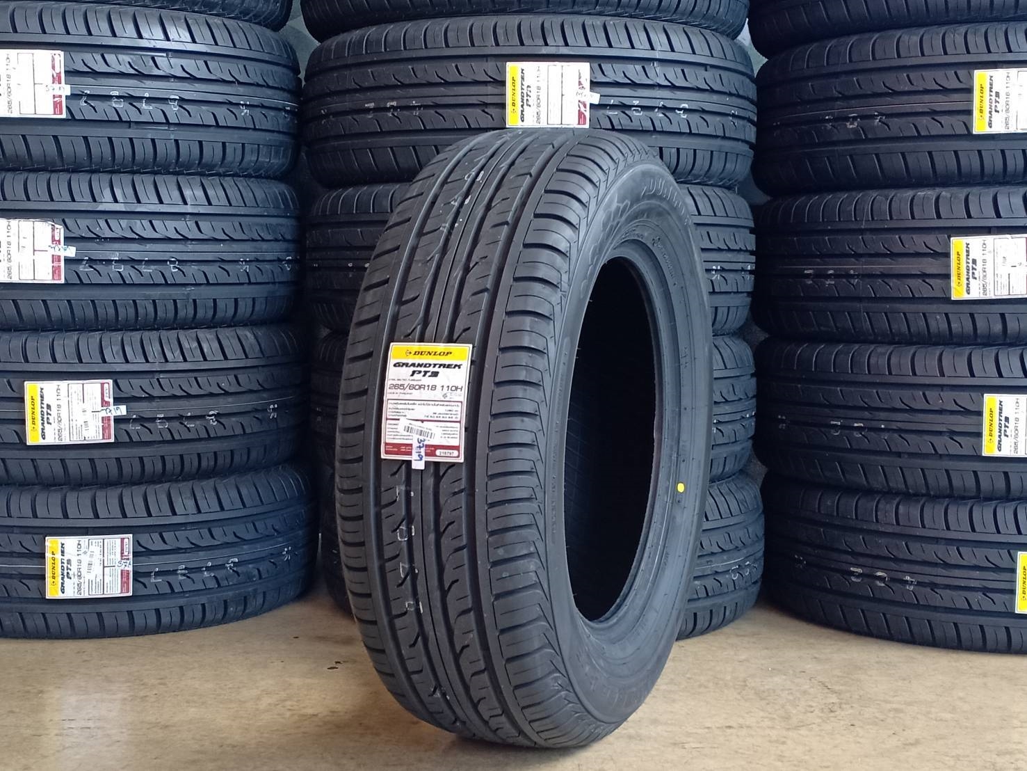 ยางเข้าใหม่ลดราคา DUNLOP PT3 265/60R18 110H (ปี19)