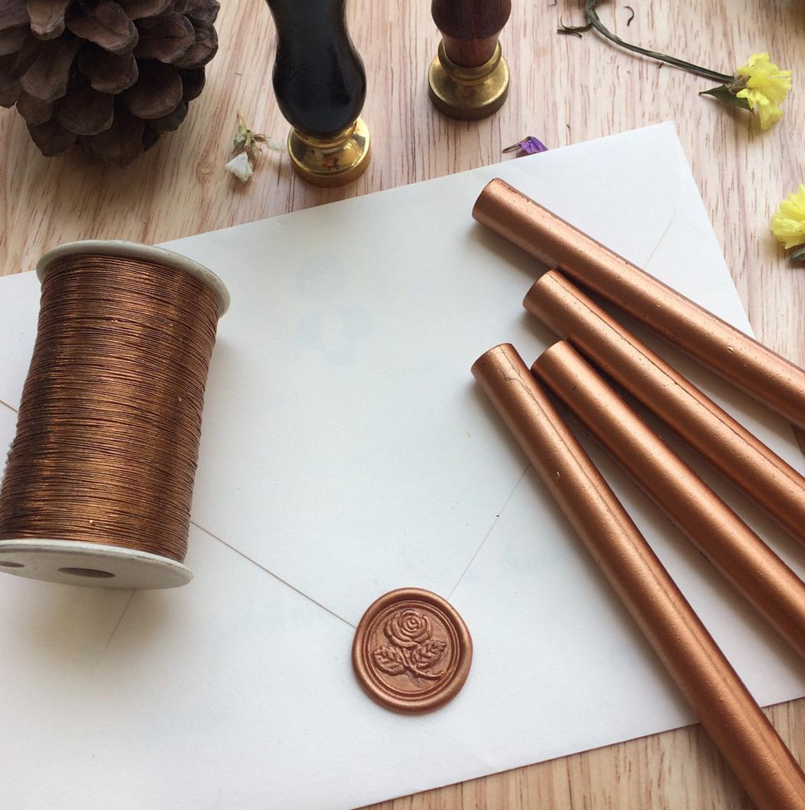 Copper gun wax seal (5 sticks) สวยหรู