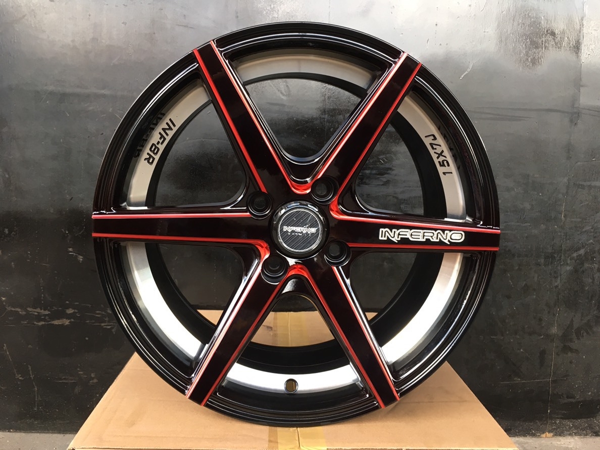 ล้อแม็กซ์ INFERNO IN8R ขอบ15นิ้ว วงละ 2,375.-