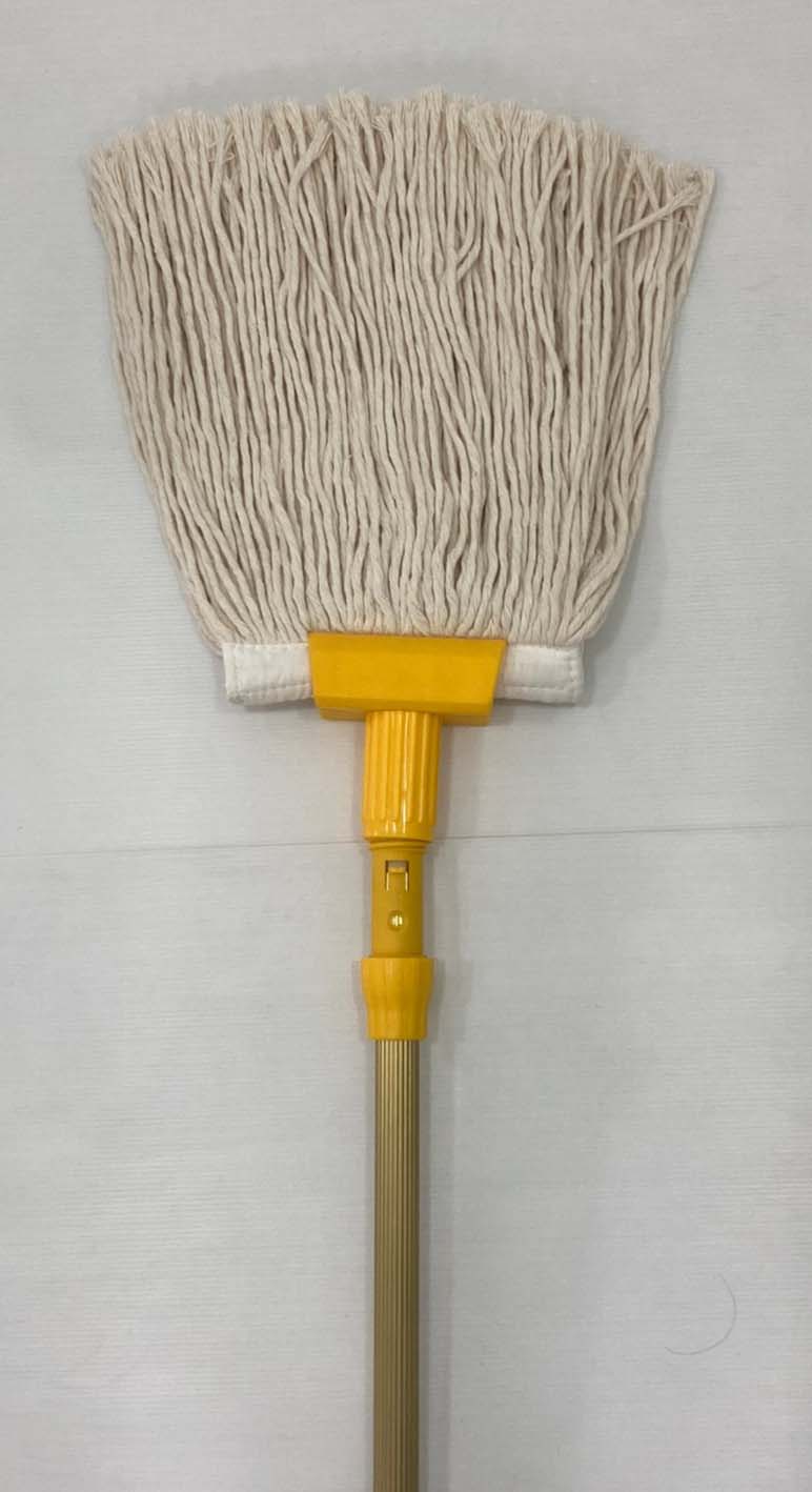 ชุดหัวไม้ถูพื้นฟรีไซส์ ผ้า 8 นิ้ว สีเหลือง