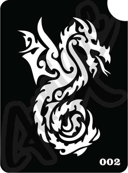 SET 14 Stencil บล็อกสติกเกอร์ รอยสักกากเพชร เพ้นท์กากเพชร กลิตเตอร์ Funique สติ๊กเกอร์ แบบลาย DIY งานประดิษฐ์