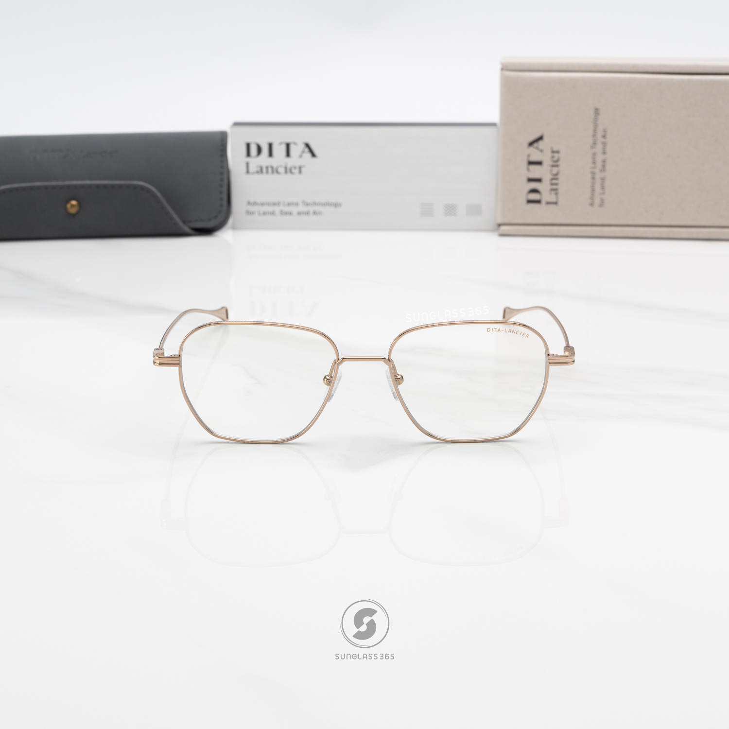 แว่นสายตา DITA LANCIER DLX123 A 01 with Blue Control Lens