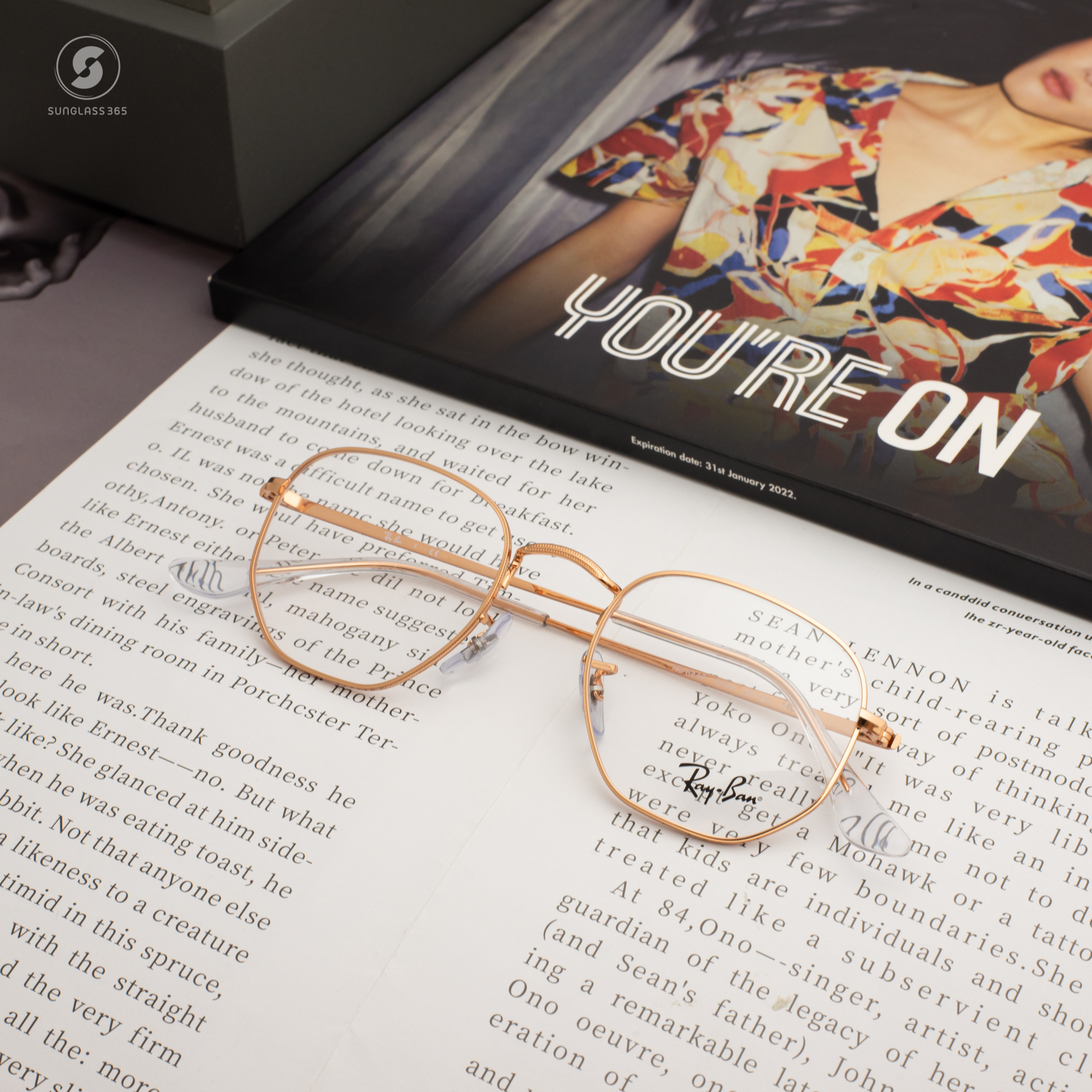 Ray-Ban RX6448 3094 Rose Gold