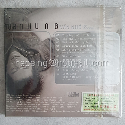 CD เพลงเวียดนาม Tuấn Hưng : Vẫn Nhớ Vol.2