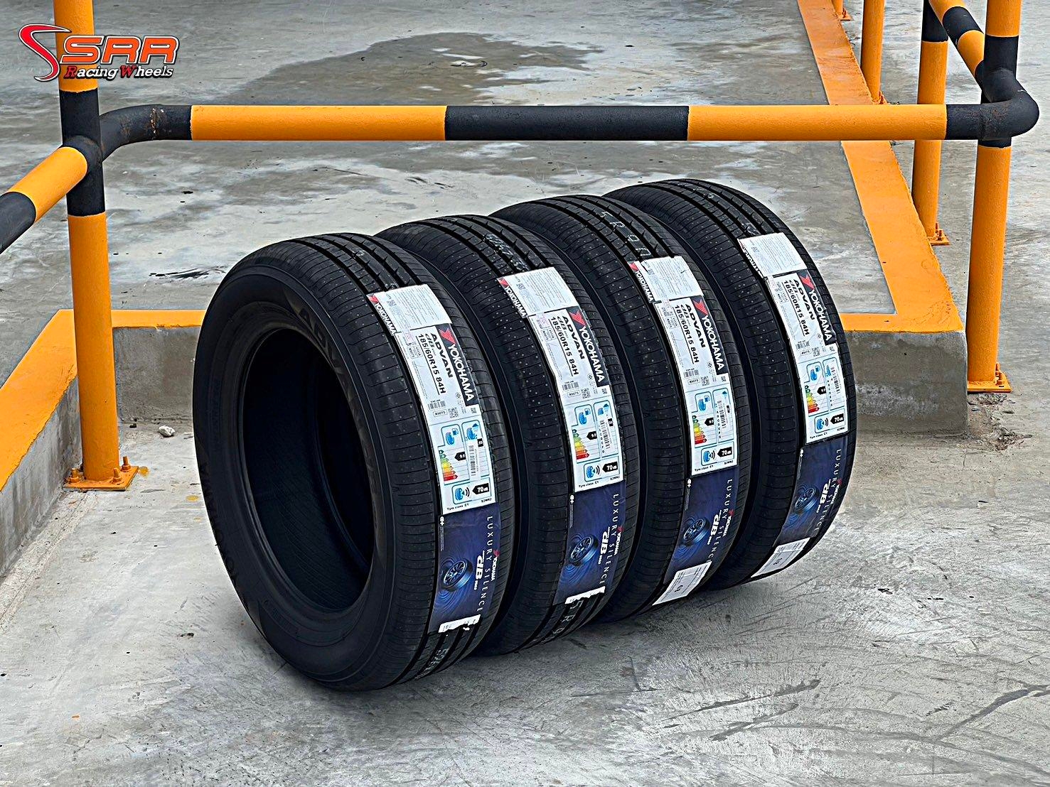 YOKOHAMA รุ่น ADVAN DB V553 ขนาด 185/60R15 ปี2024