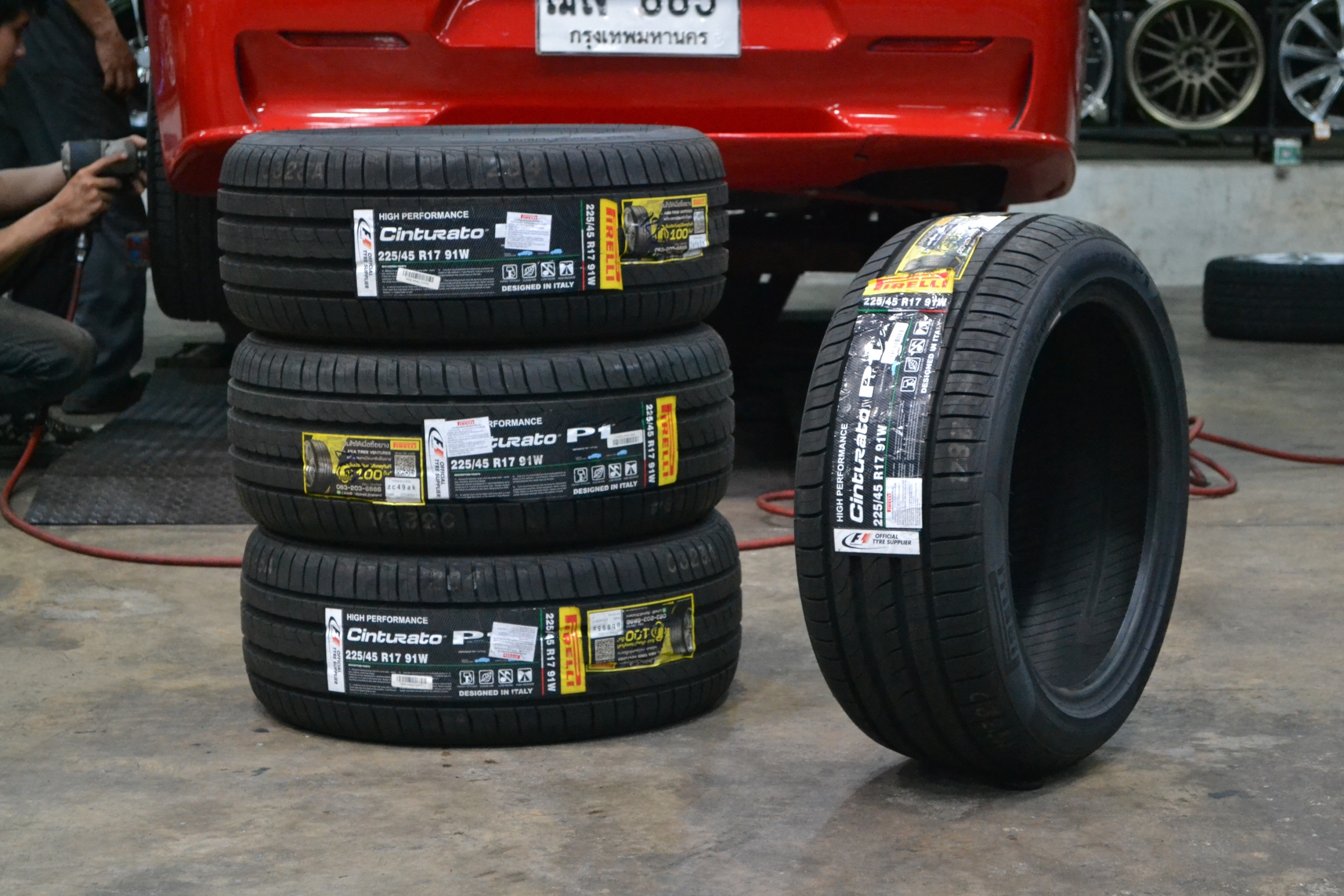 PIRELLI P1 225-45-17 ซื้อ2แถม2 ลดราคาพิเศษ