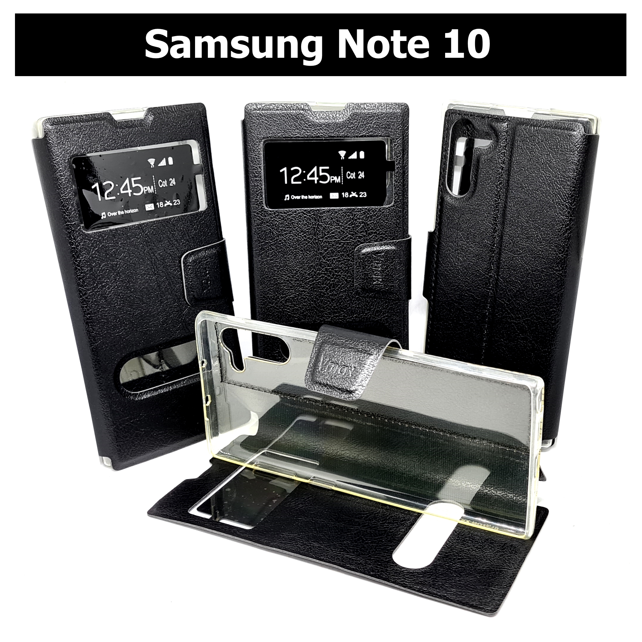 เคสพับ Samsung Note 10 - เคสฝาพับ โชว์เบอร์ ตั้งได้